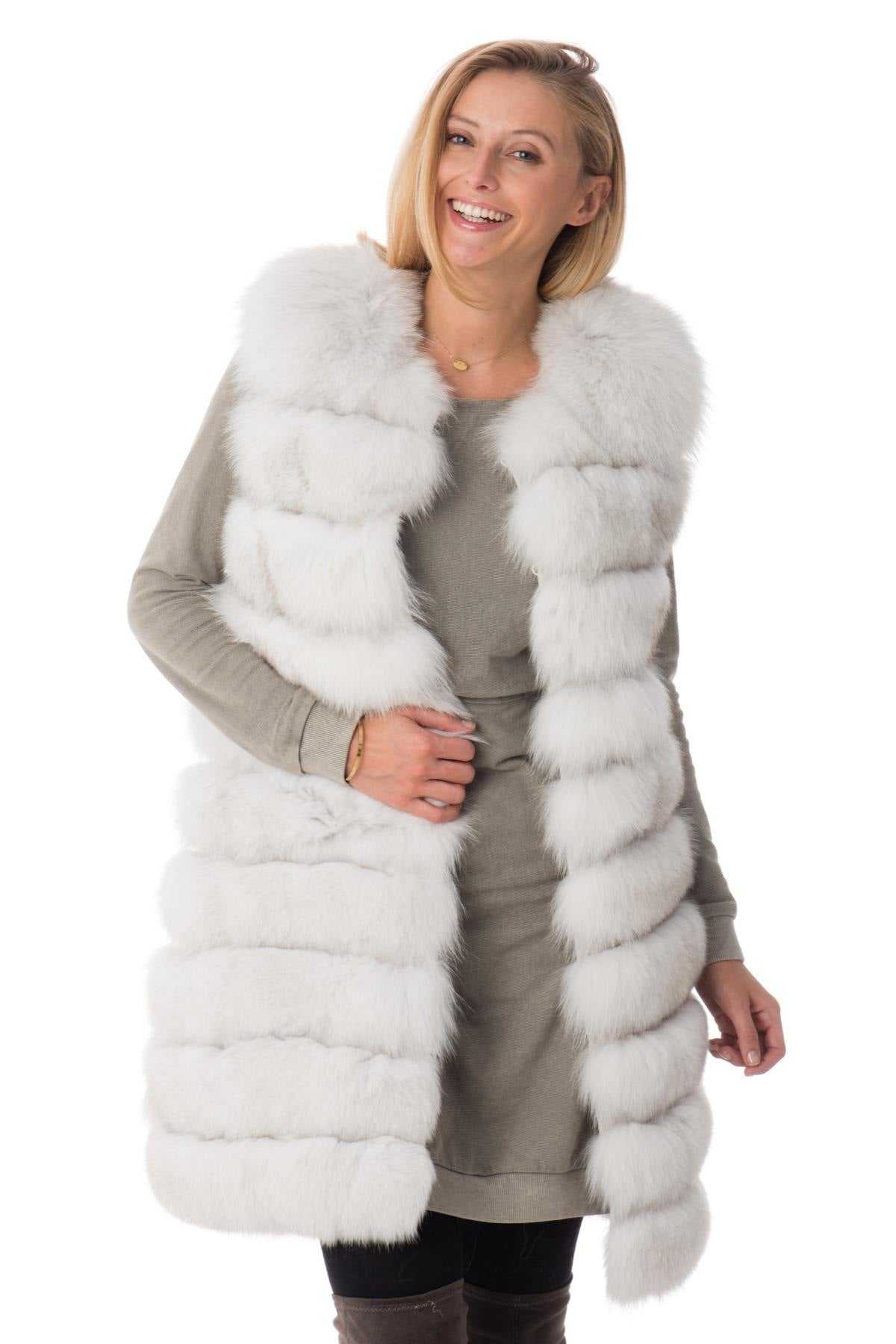 Giovanni Wilma Women's Fur Light Gray - Image n°2