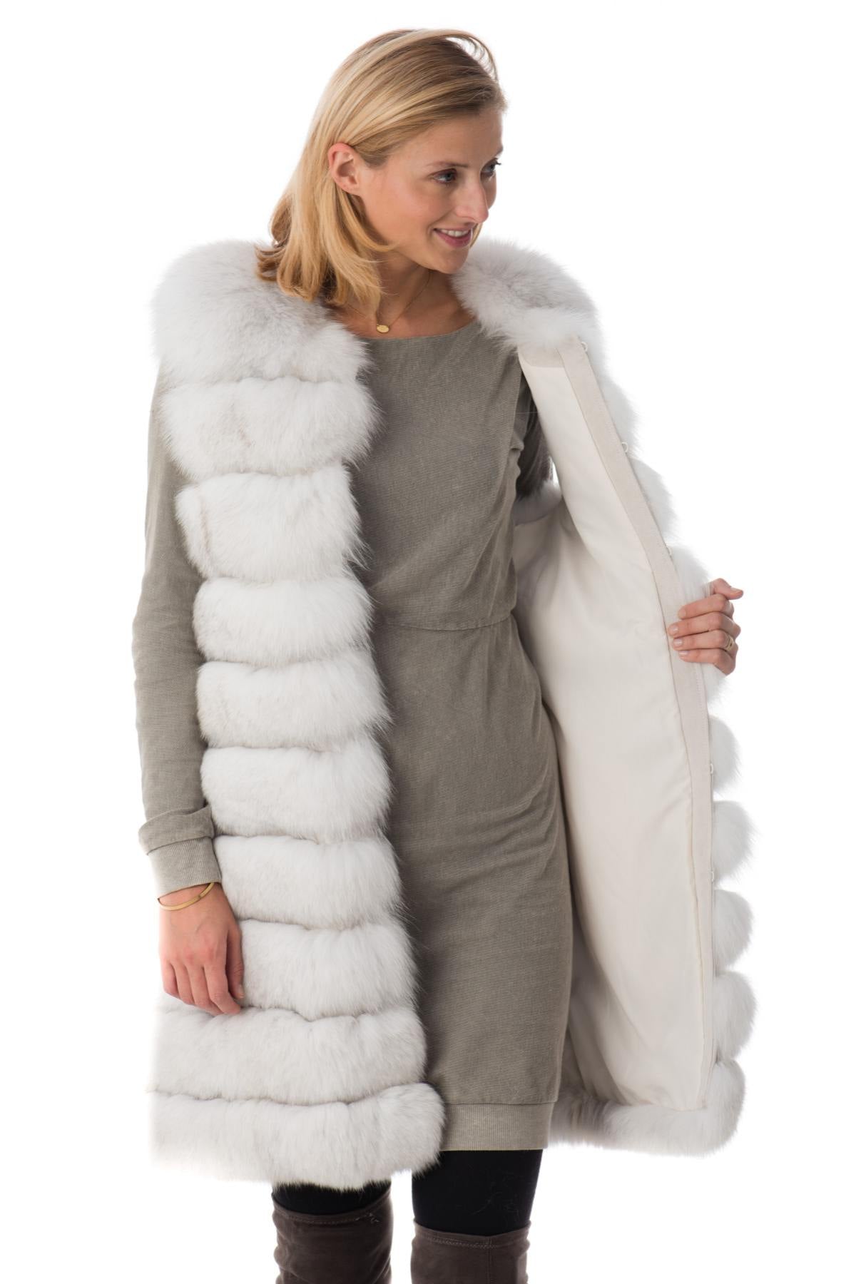 Giovanni Wilma Women's Fur Light Gray - Image n°3