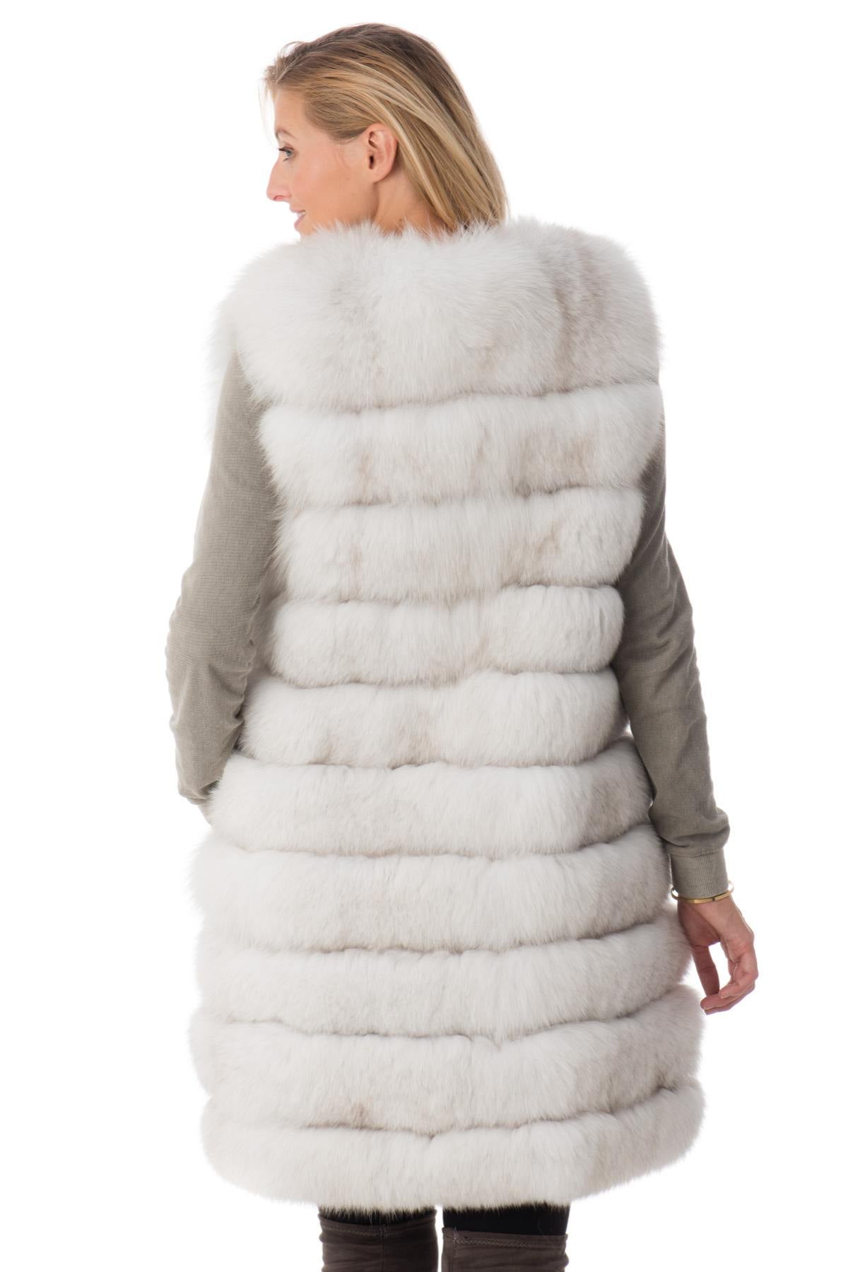 Giovanni Wilma Women's Fur Light Gray - Image n°5