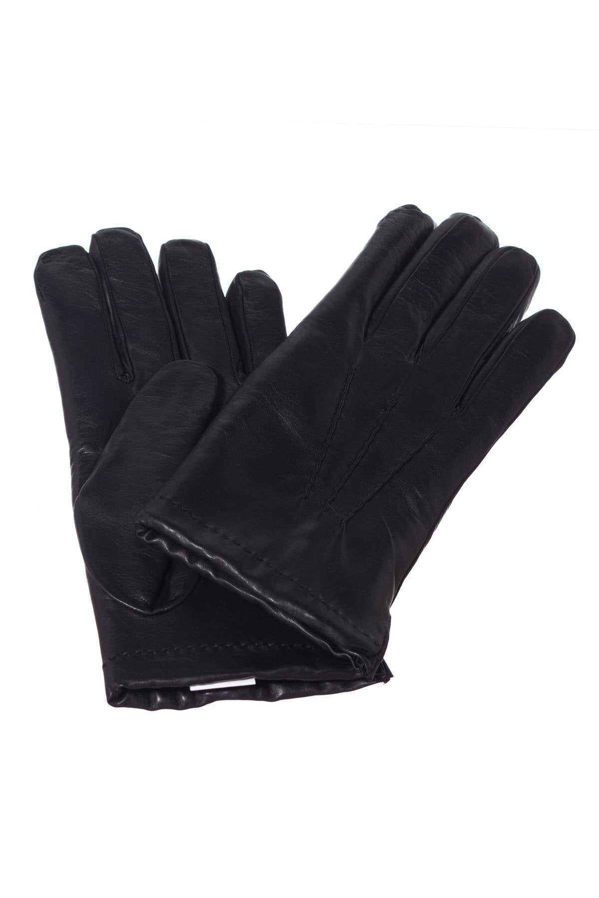 Men's sheepskin gloves lined with merino wool - Image n°1