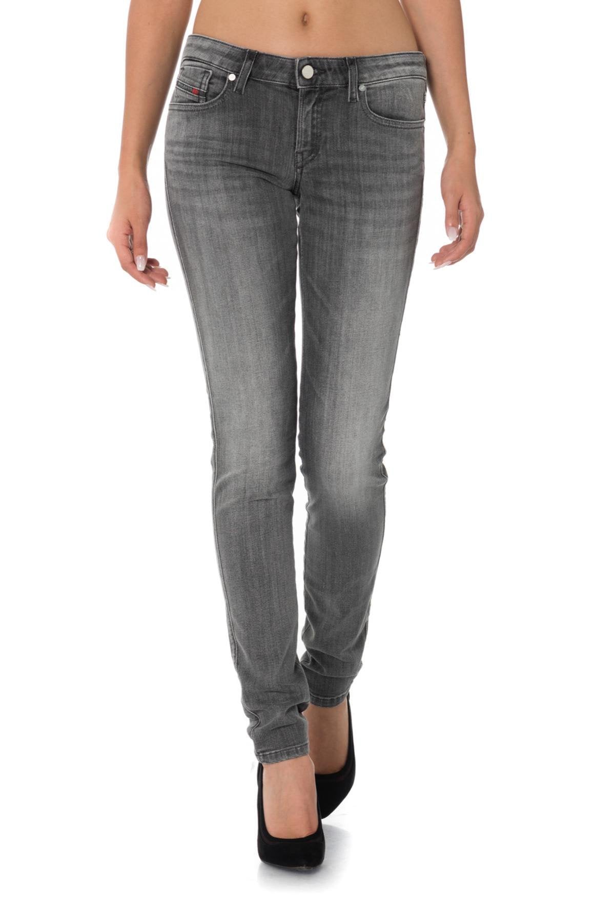 Diesel women's washed gray jeans - Image n°5