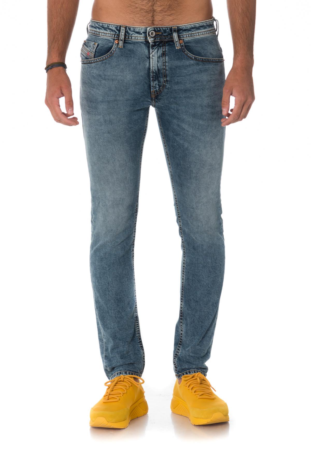 Diesel men's slim jeans in washed blue - Image n°5