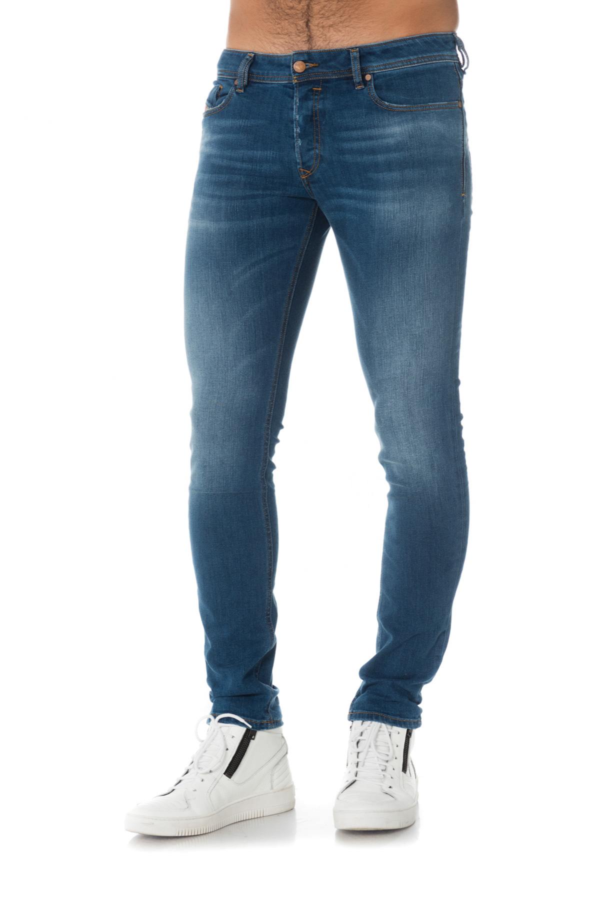 Diesel men's slim blue jeans - Image n°1