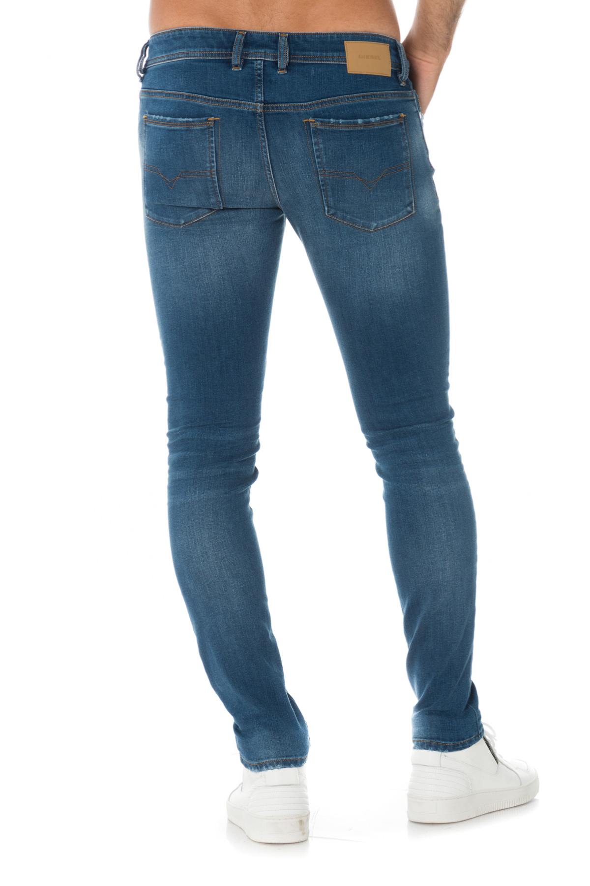 Diesel men's slim blue jeans - Image n°7