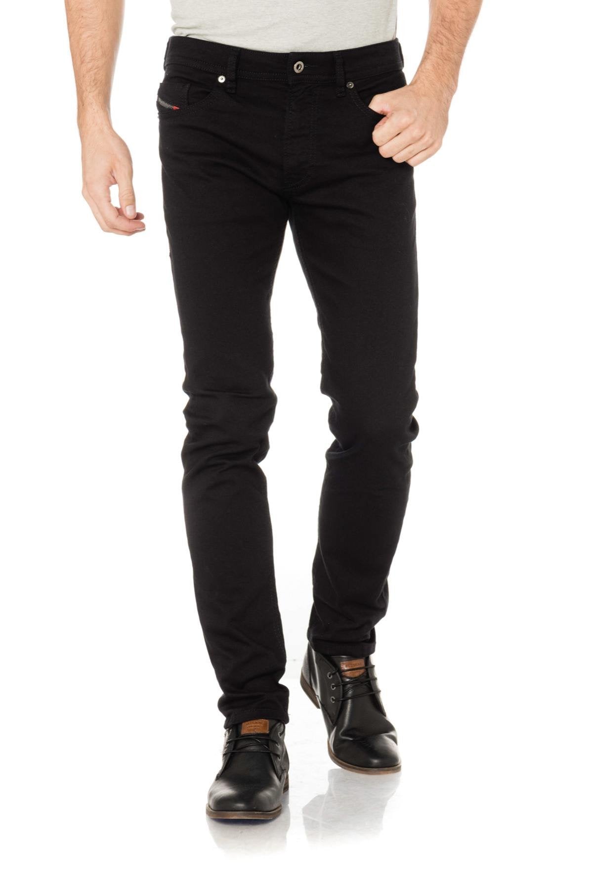 Classic and trendy black Diesel jeans for men - Image n°1