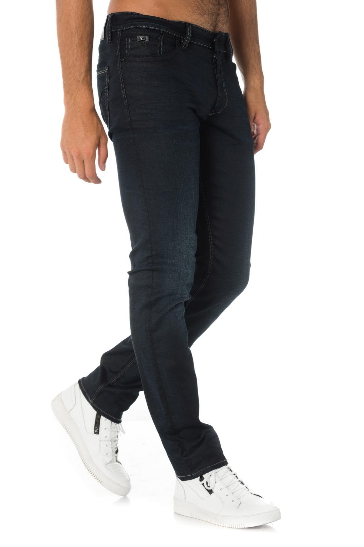 Kaporal men's dark blue jeans - Image n°1