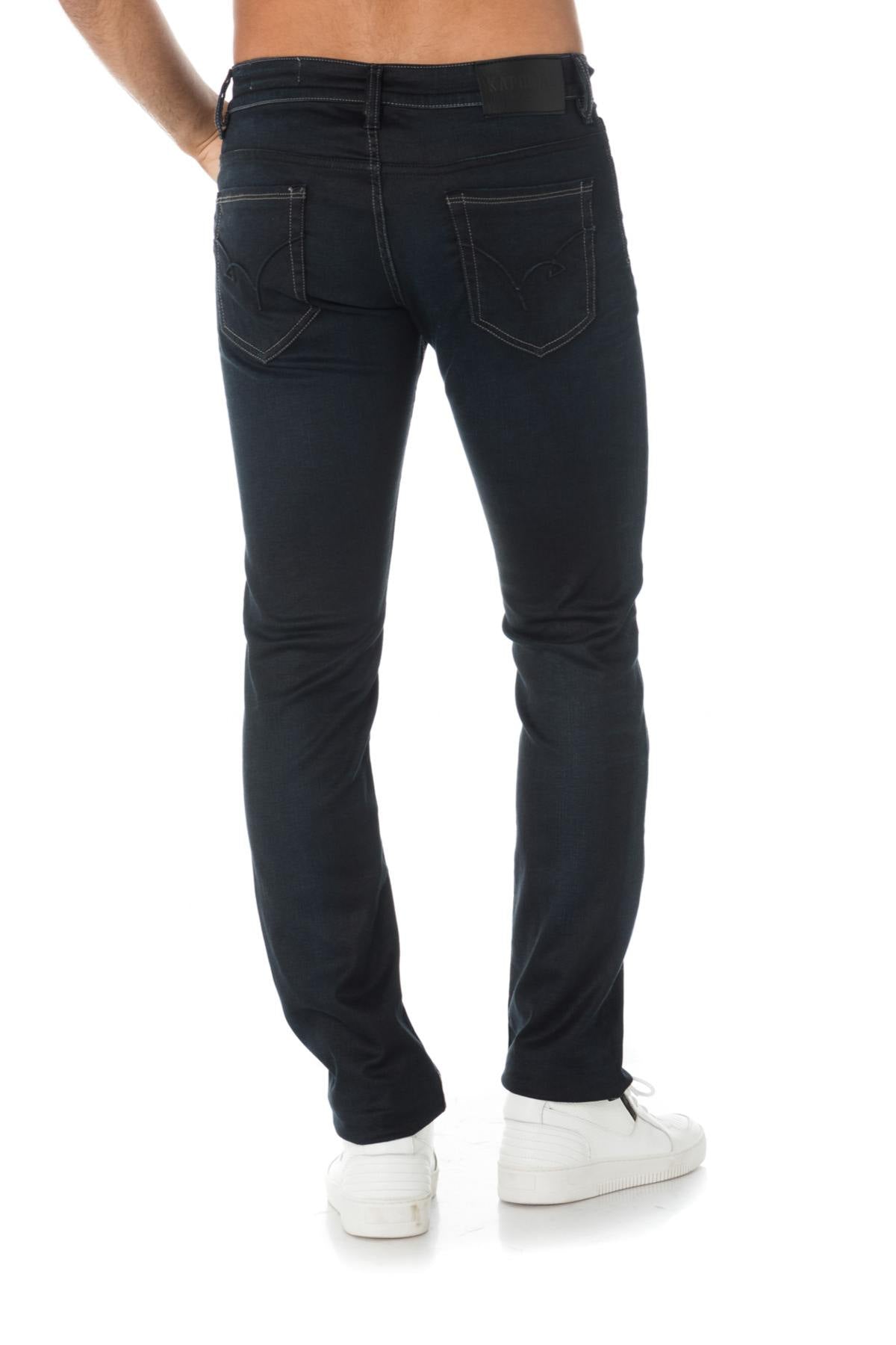 Kaporal men's dark blue jeans - Image n°6