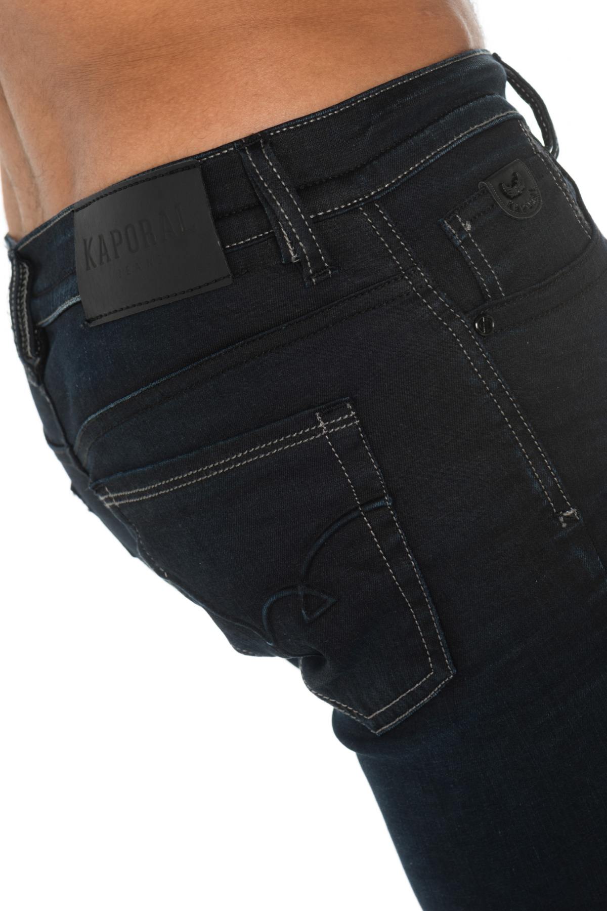 Kaporal men's dark blue jeans - Image n°3