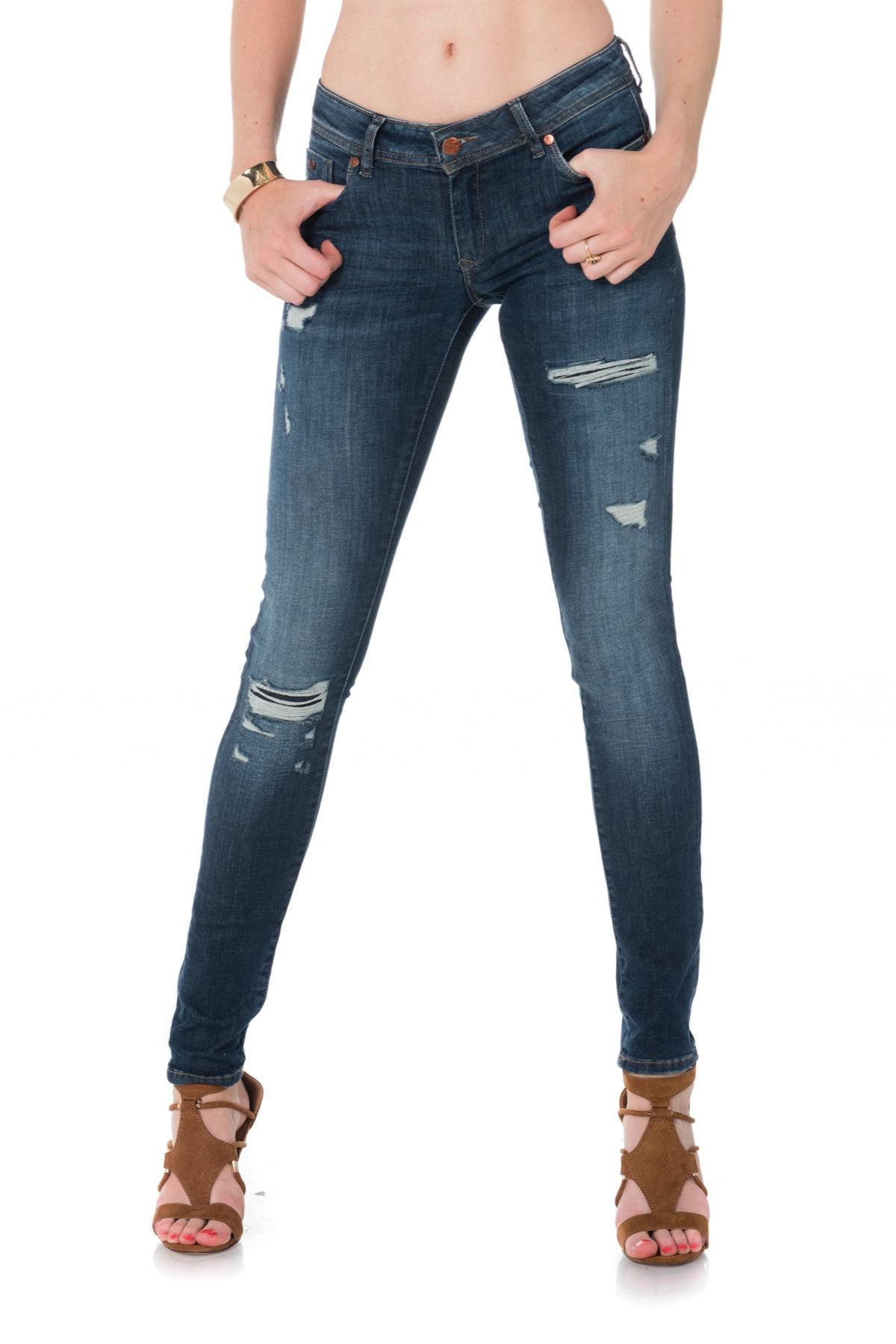 Kaporal women's push-up jeans with worn effect - Image n°6