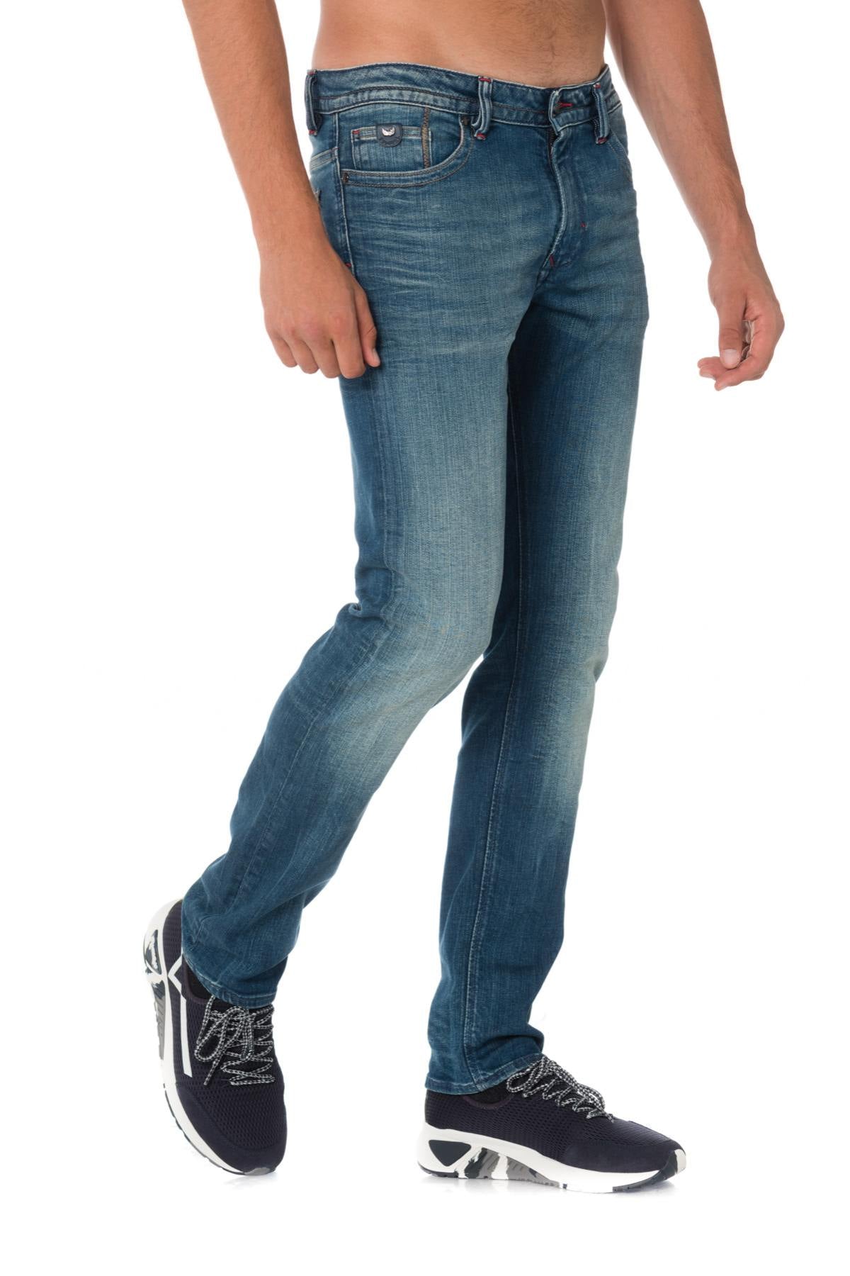 Kaporal men's faded blue jeans - Image n°6