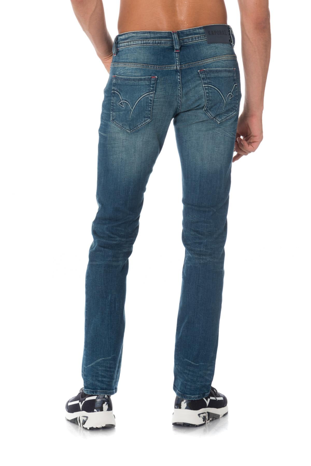 Kaporal men's faded blue jeans - Image n°2