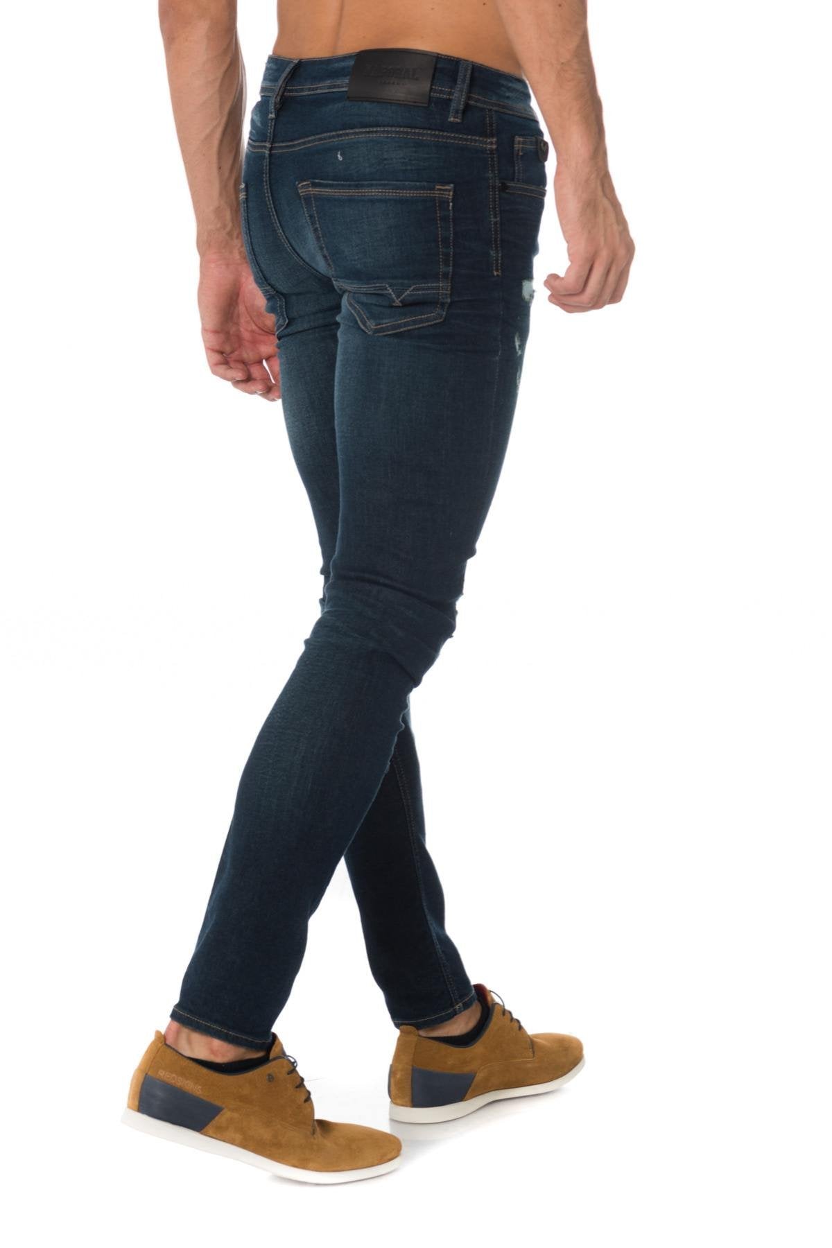 Kaporal men's used skinny jeans - Image n°2