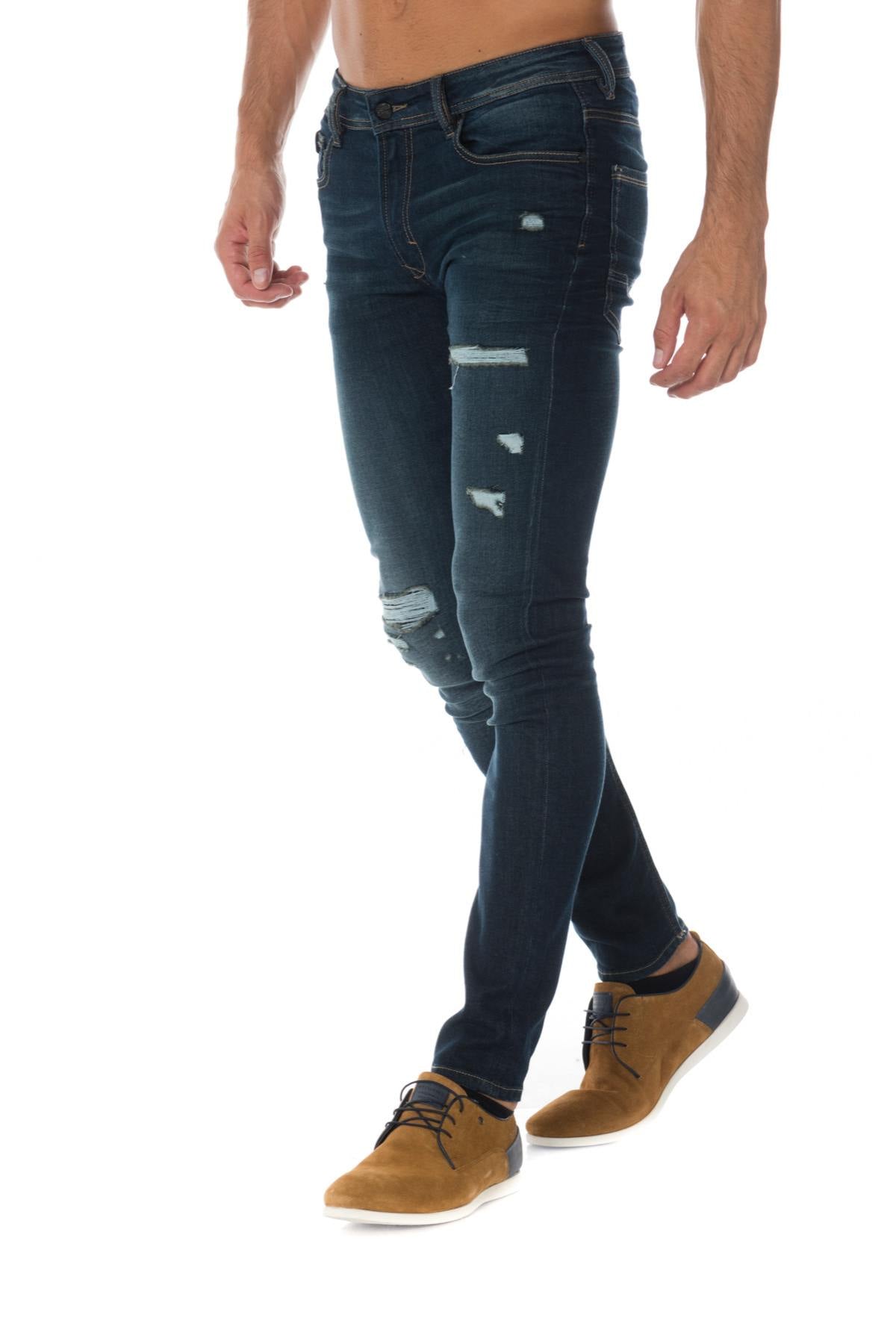 Kaporal men's used skinny jeans - Image n°6