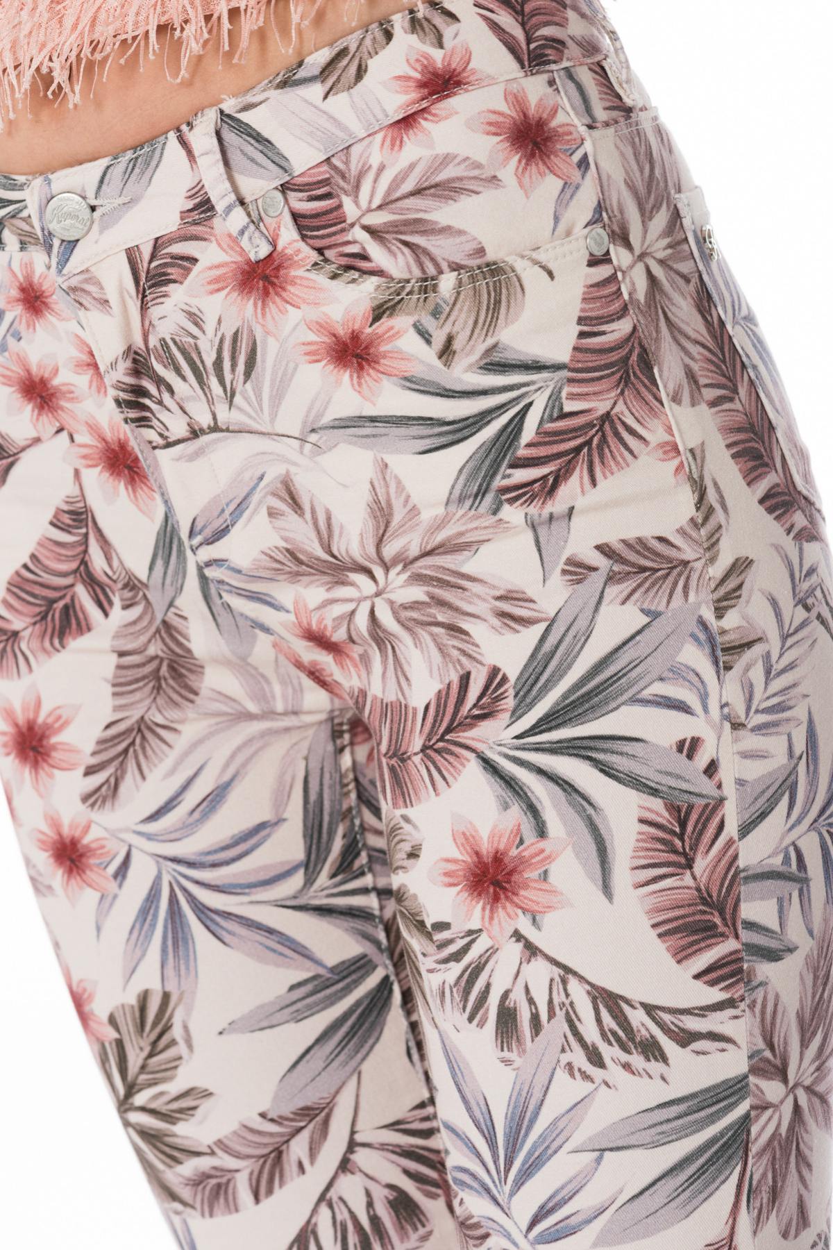 Flower print jeans - Image n°4