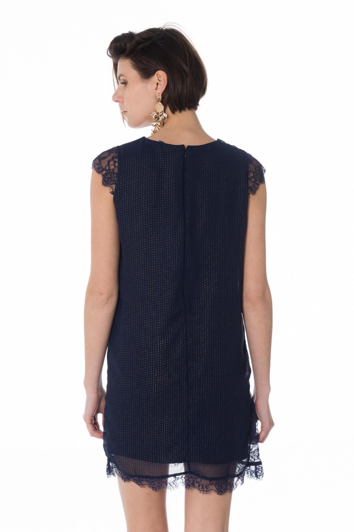 women's navy blue dress fecil overseas - Image n°3