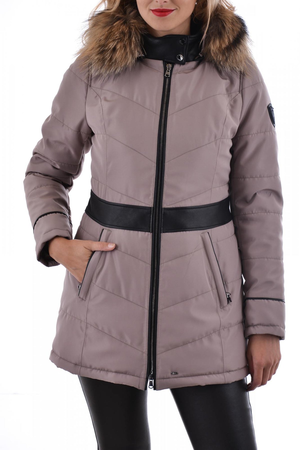 Oakwood down jacket in beige polyester - Image n°1