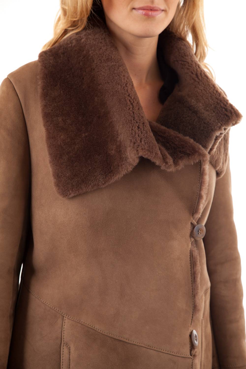 Women's shearling coat Oakwood Yemen - Image n°3