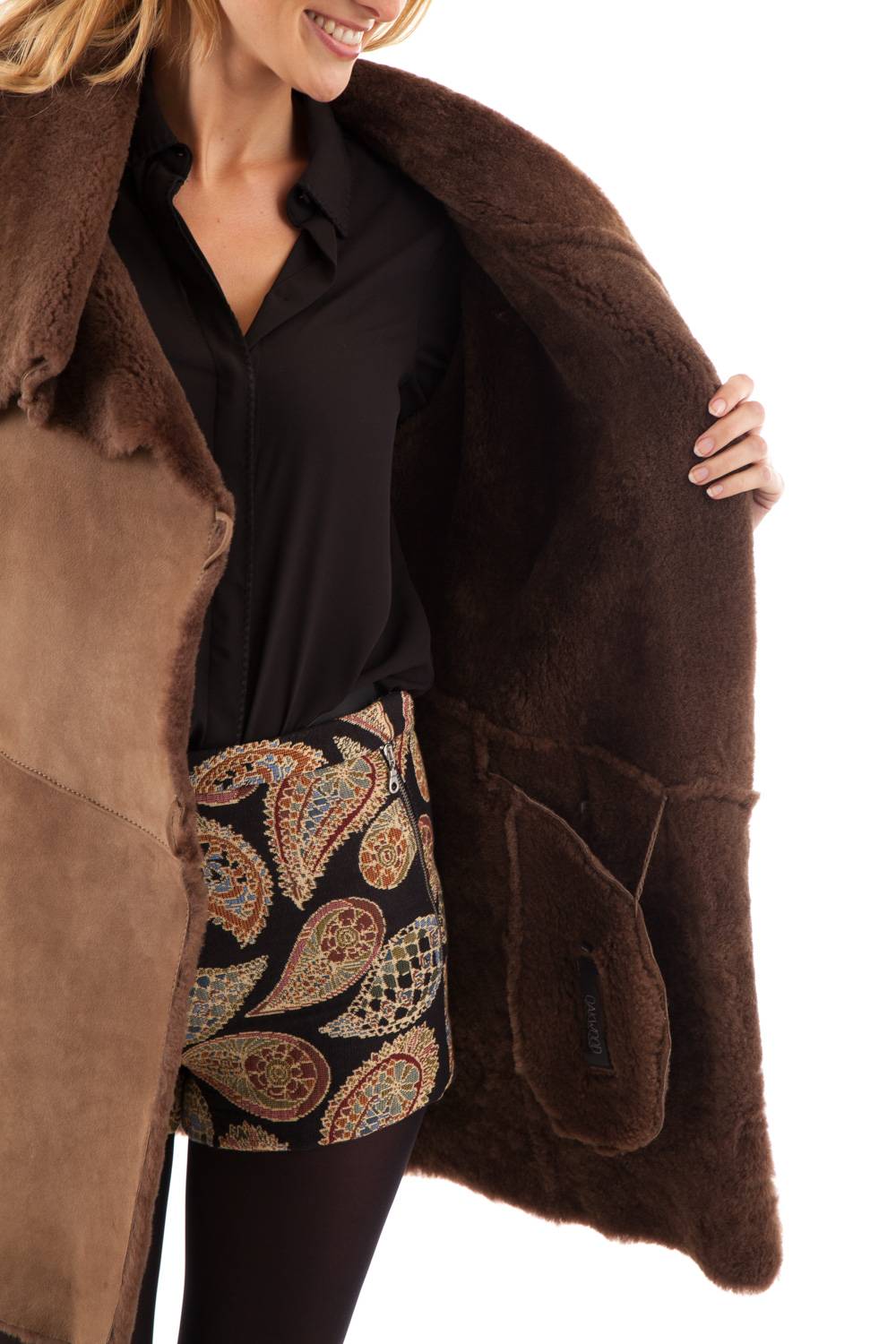 Women's shearling coat Oakwood Yemen - Image n°4