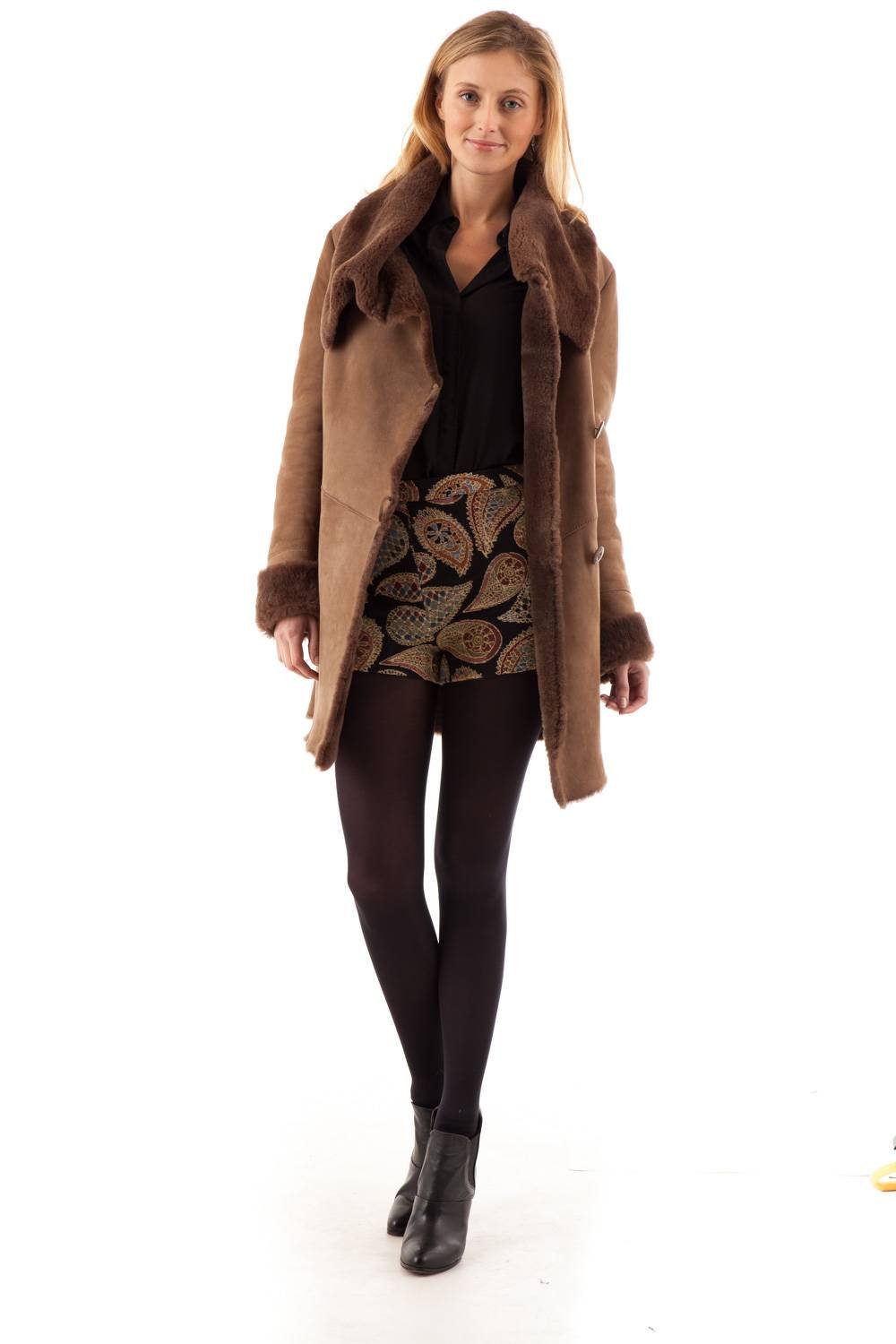 Women's shearling coat Oakwood Yemen - Image n°7