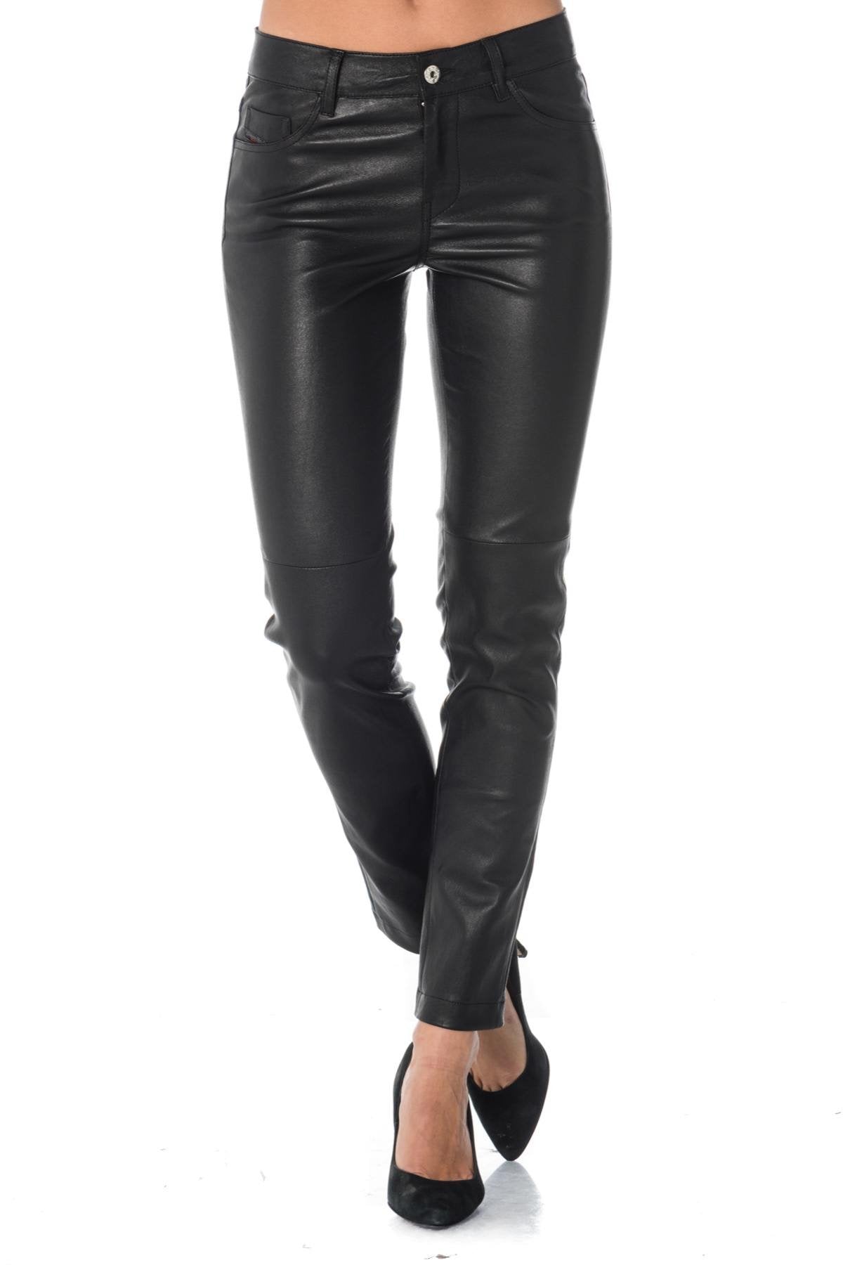 Diesel women's lambskin pants - Image n°2