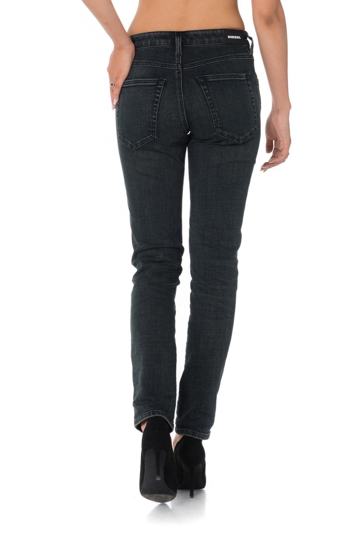 Diesel women's distressed blue jeans - Image n°7