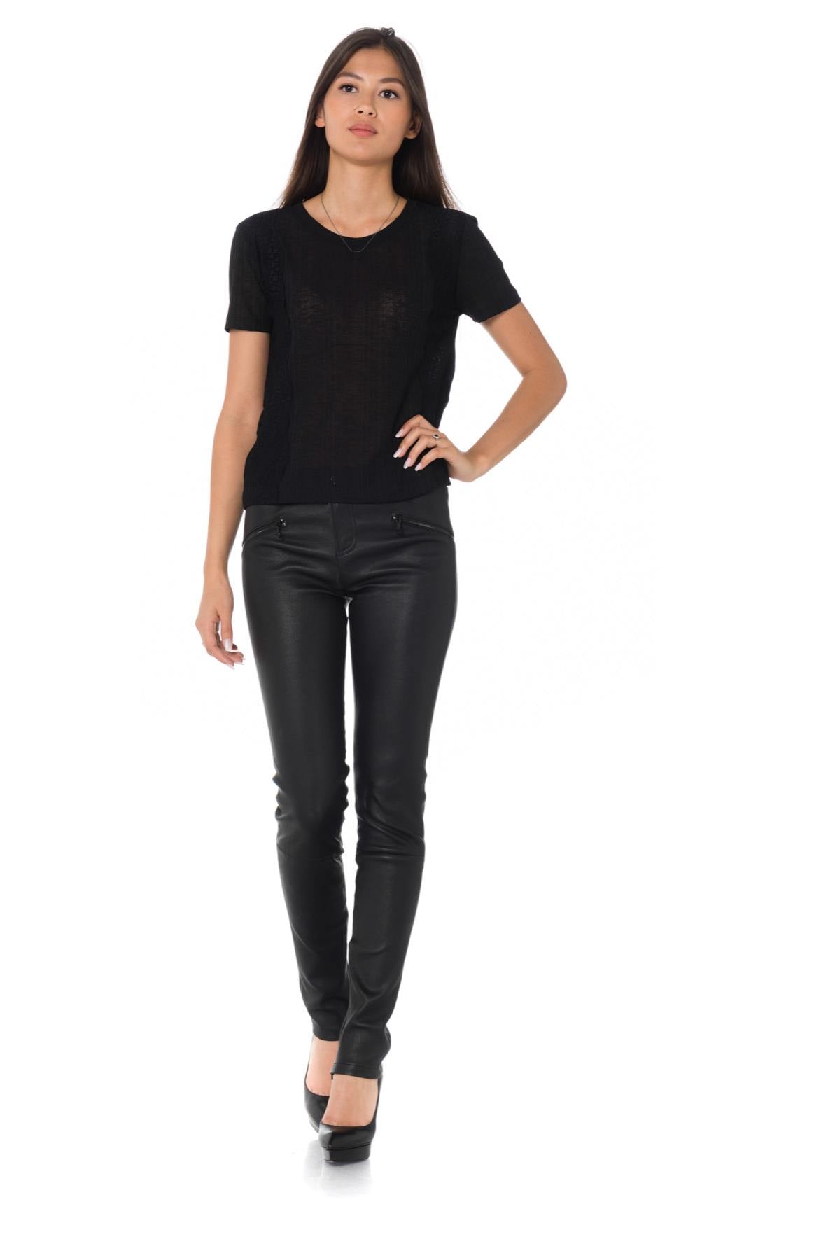 Oakwood women's sheepskin leather pants - Image n°3