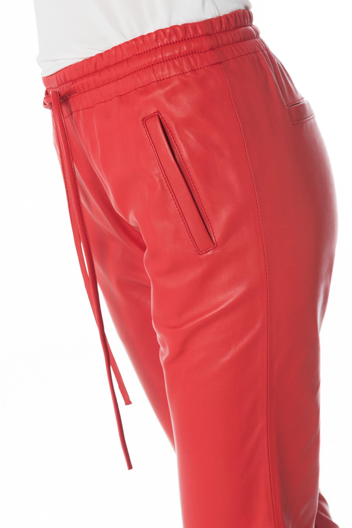 Red leather pants - Image n°4