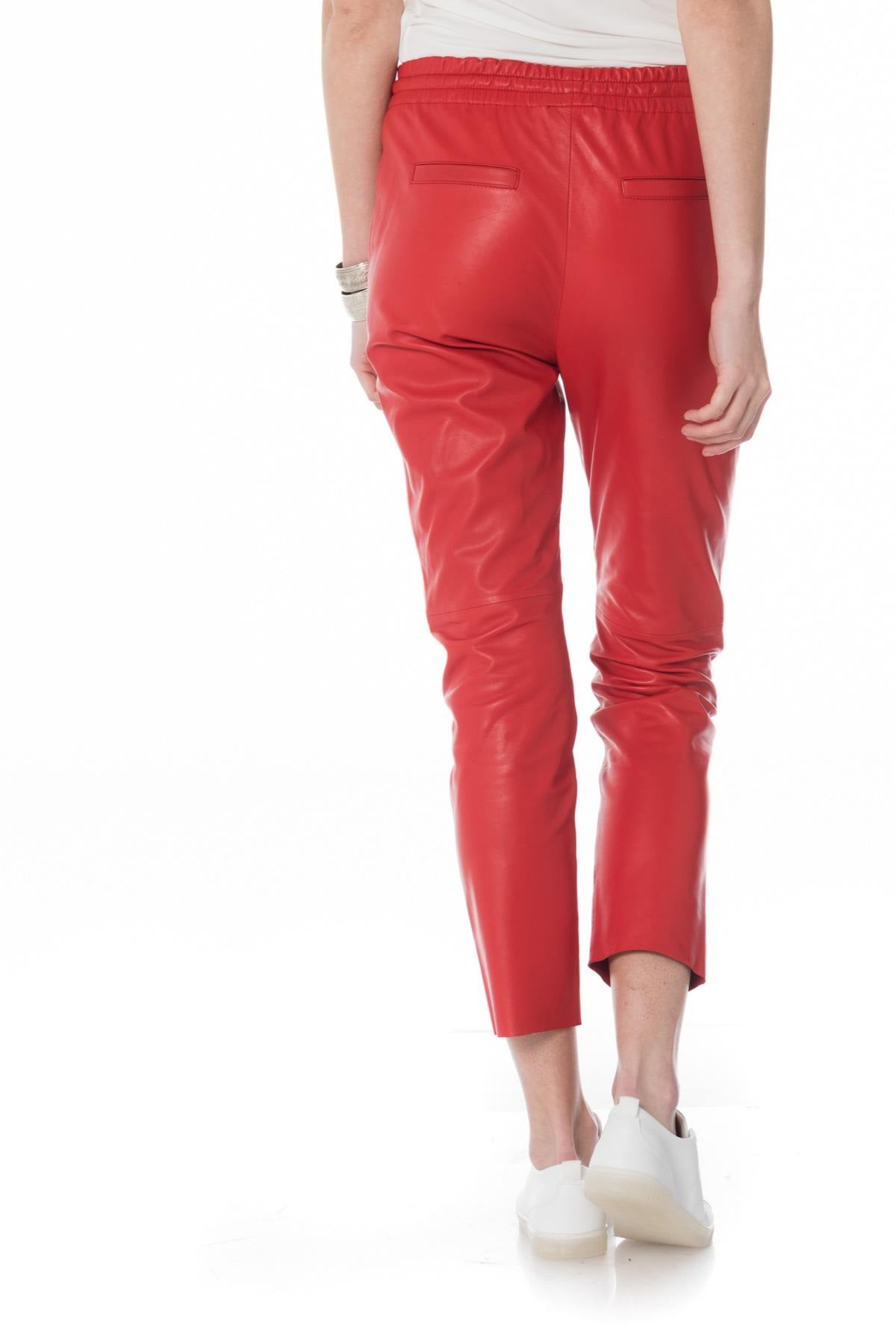 Red leather pants - Image n°3