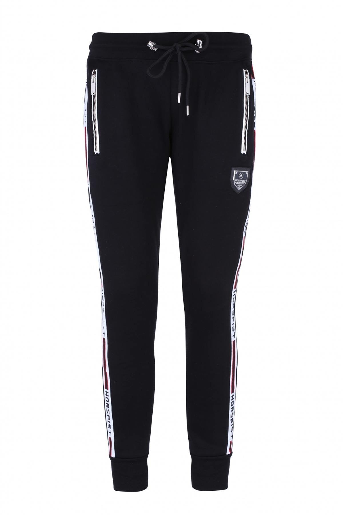 Horspist men's black jogging pants - Image n°7