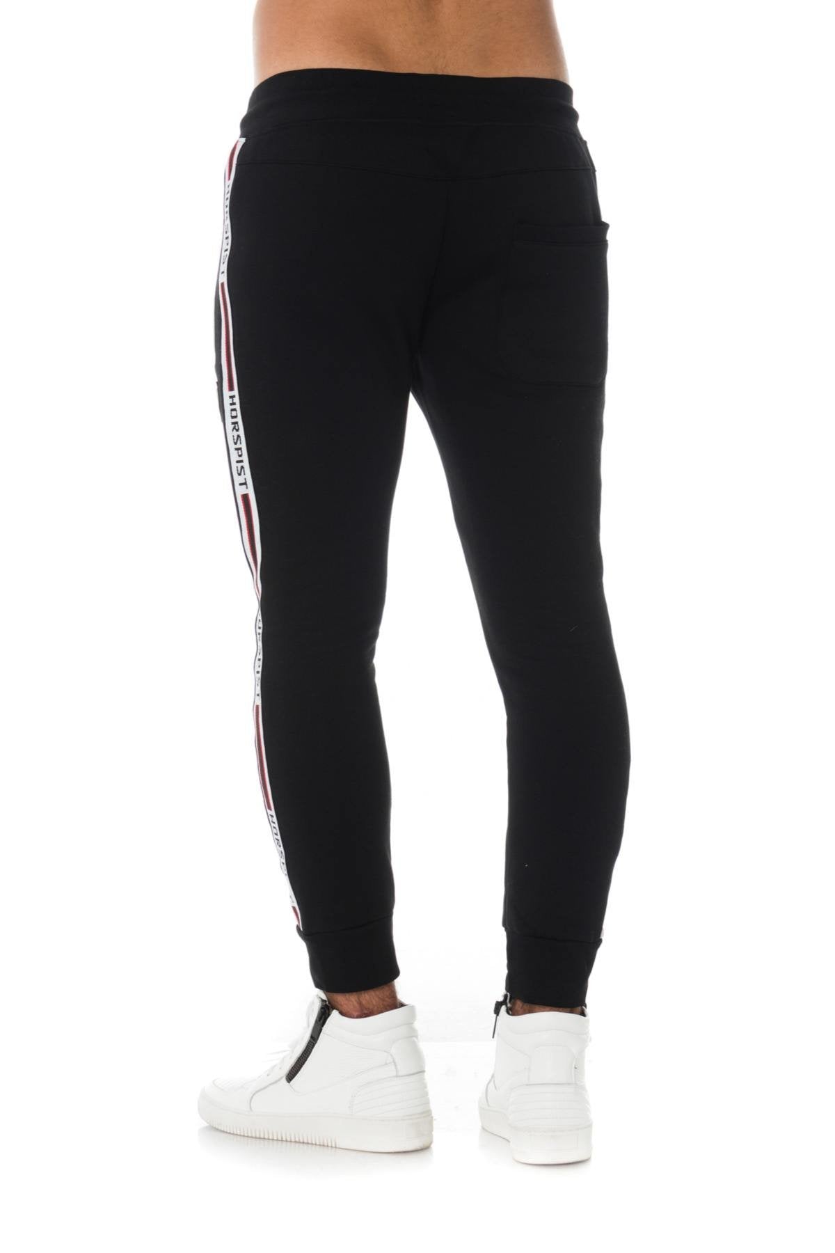 Horspist men's black jogging pants - Image n°6