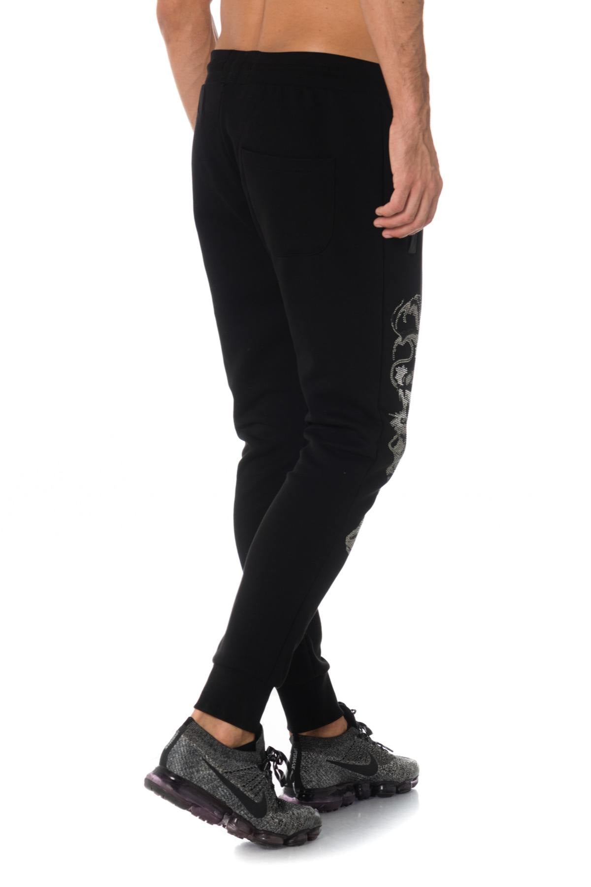 Jogger pants with rhinestone snake and dragon - Image n°7