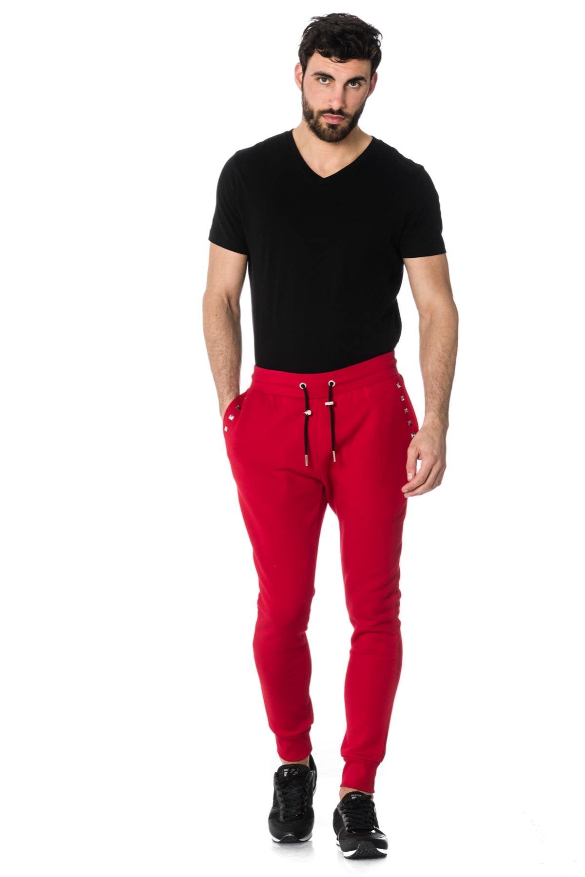 Horspist men's red jogging pants - Image n°2