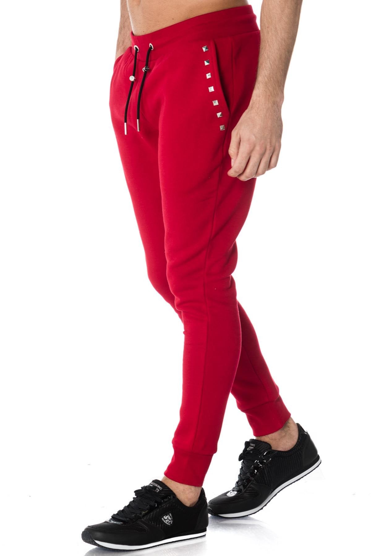 Horspist men's red jogging pants - Image n°4