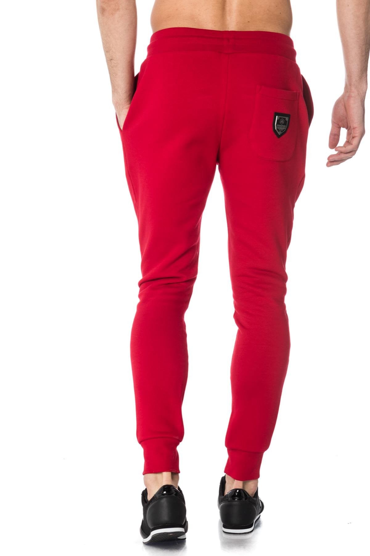 Horspist men's red jogging pants - Image n°5