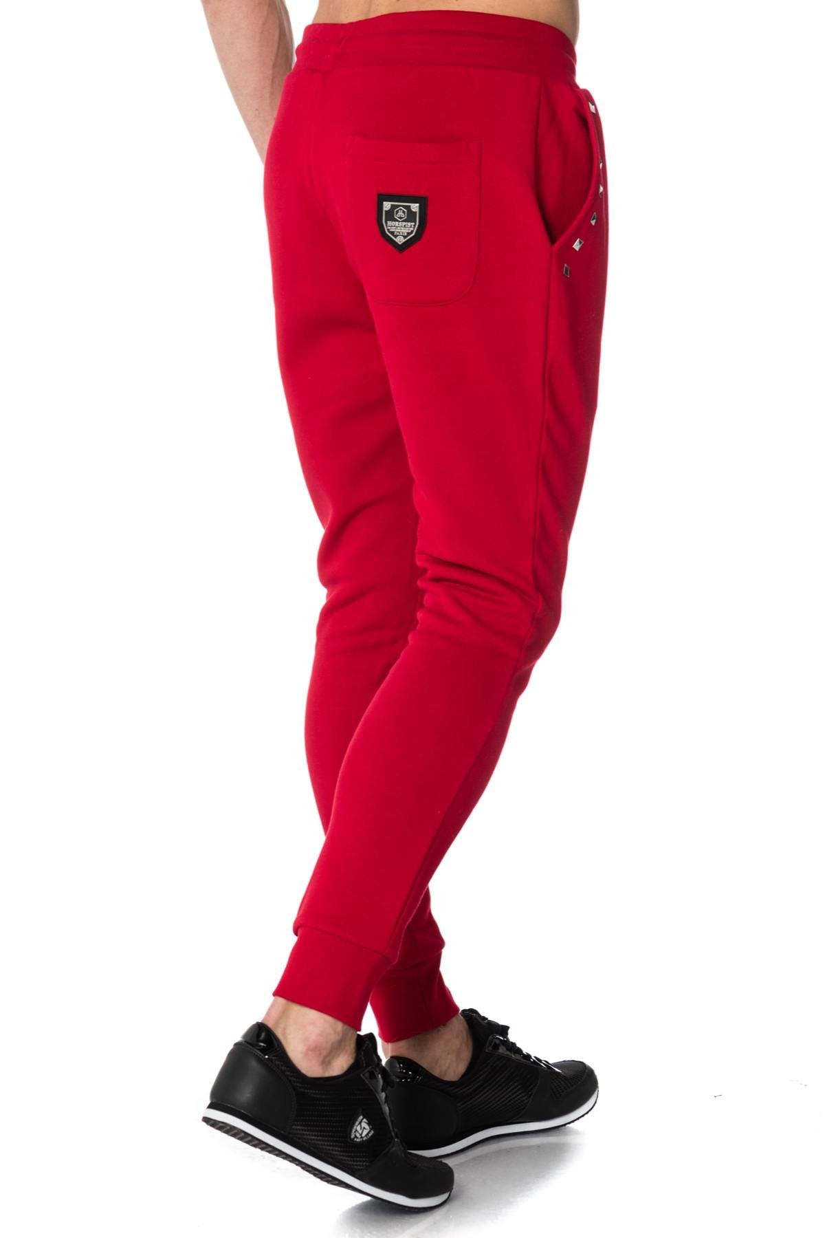 Horspist men's red jogging pants - Image n°6