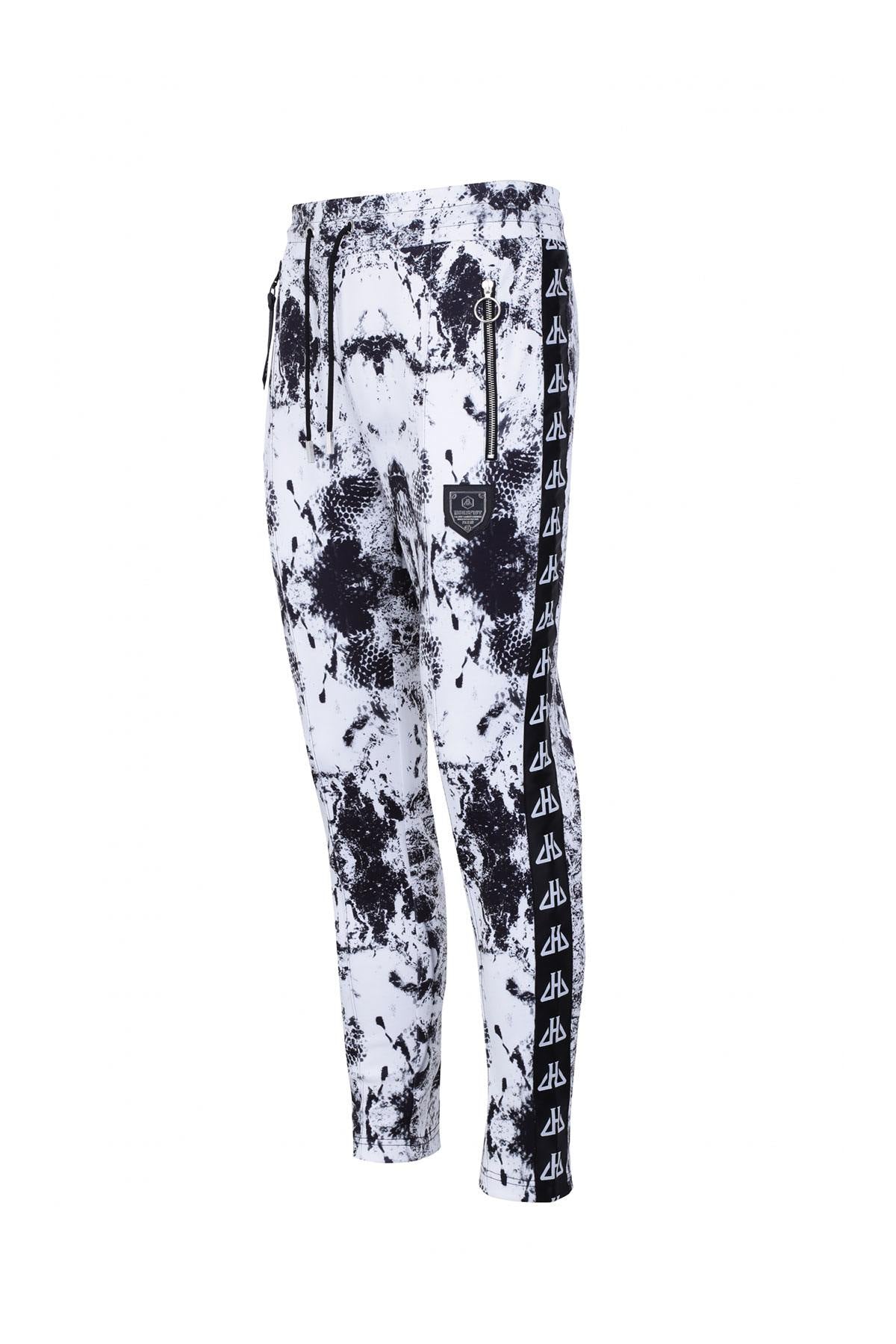 black and white printed jogging pants - Image n°6