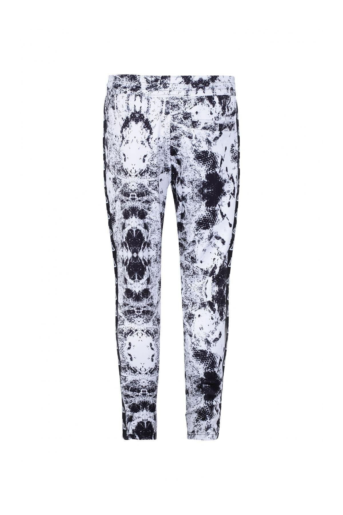 black and white printed jogging pants - Image n°7