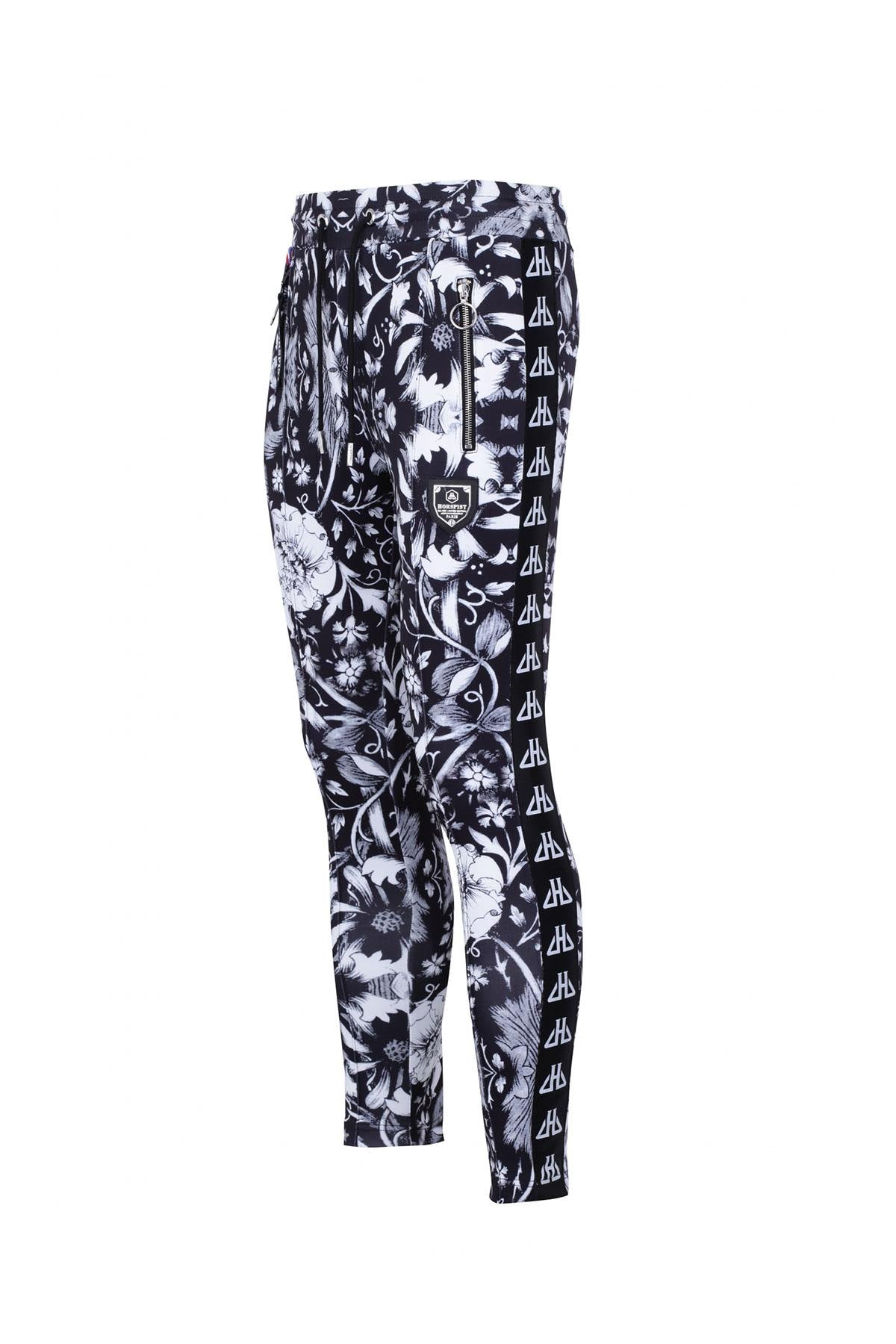 black and white printed sweatpants - Image n°6