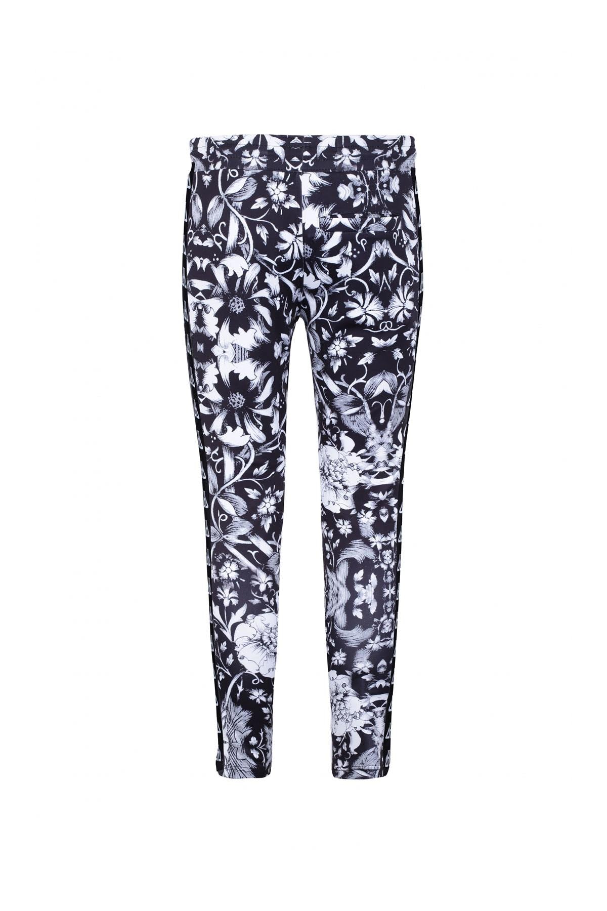 black and white printed sweatpants - Image n°7