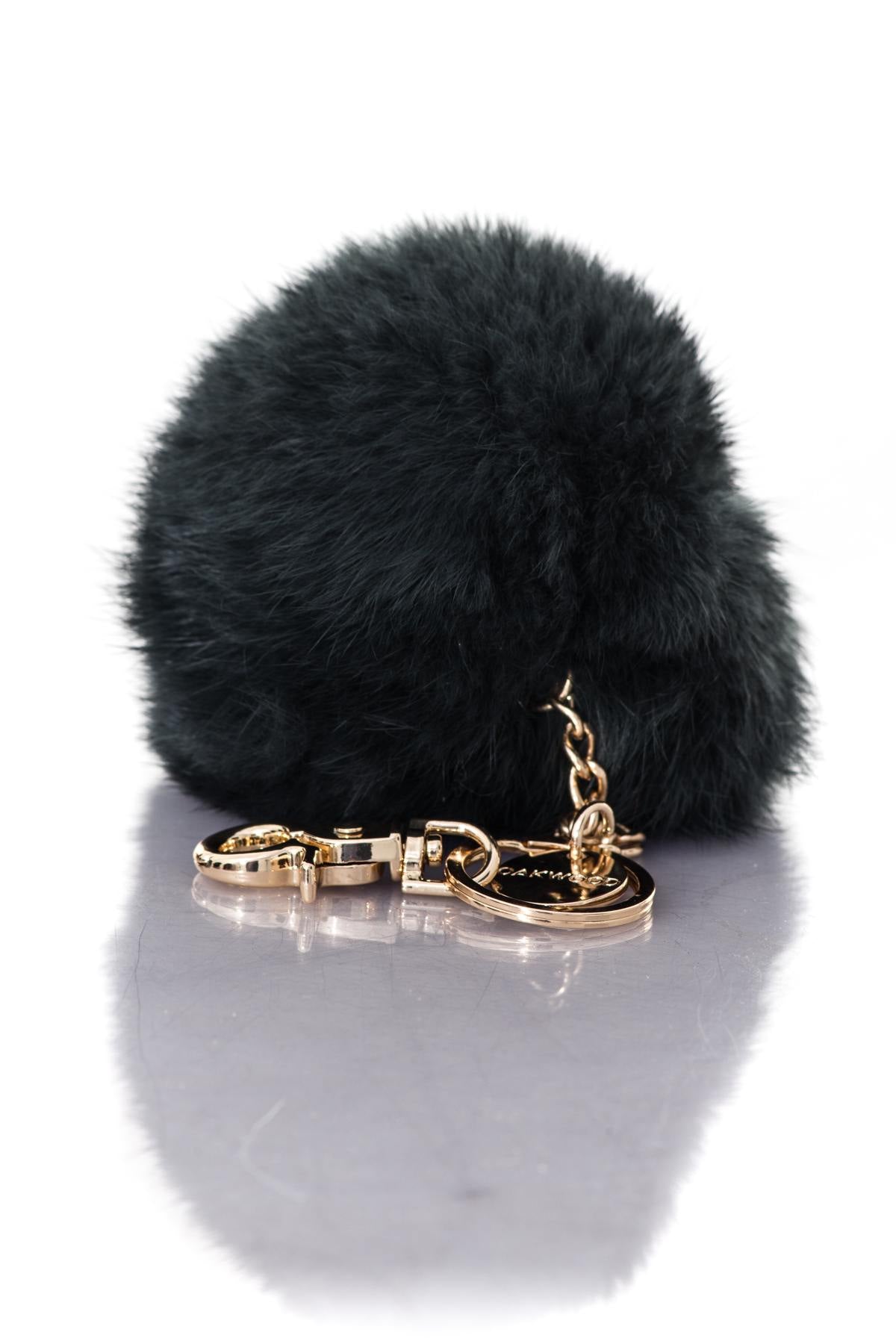 Rabbit fur key ring - Image n°1