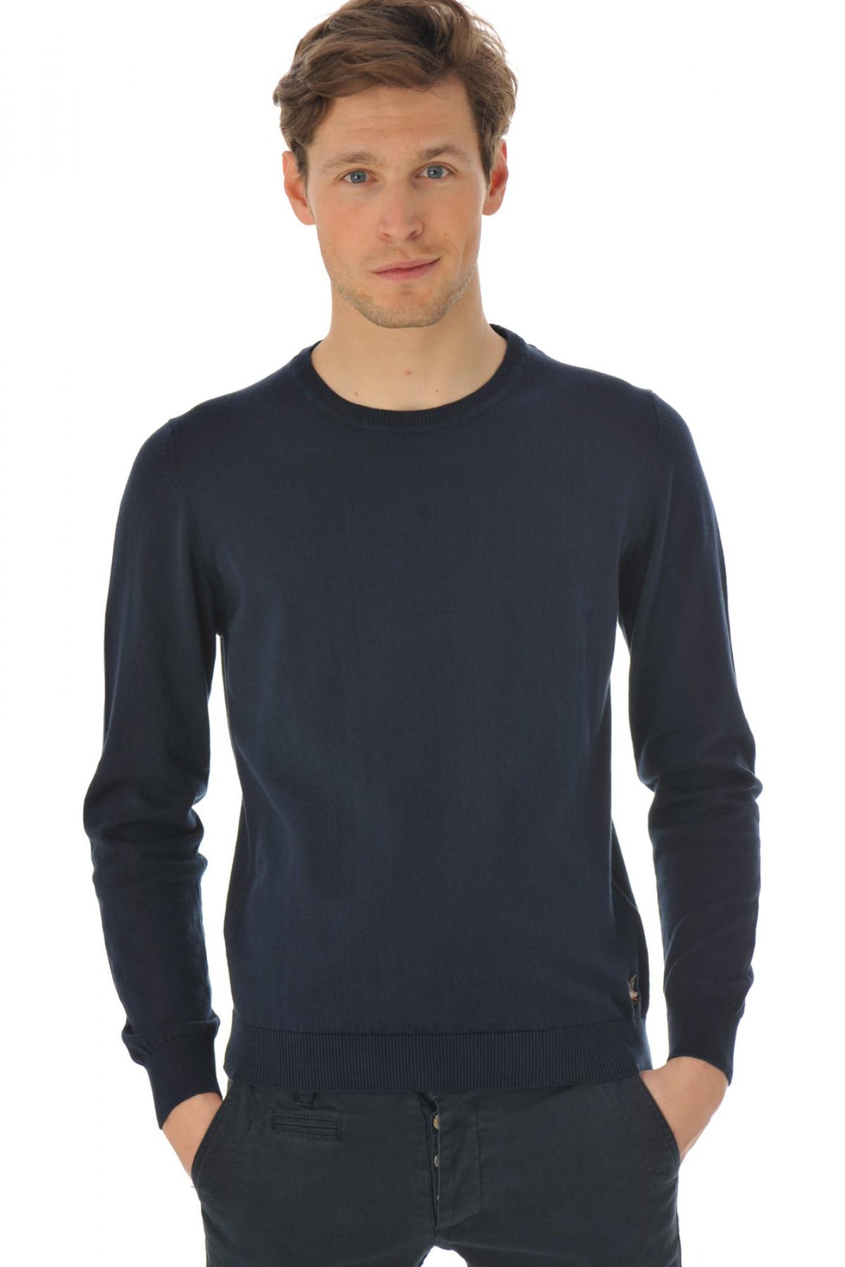 Chevignon long-sleeved round-neck sweater - Image n°1