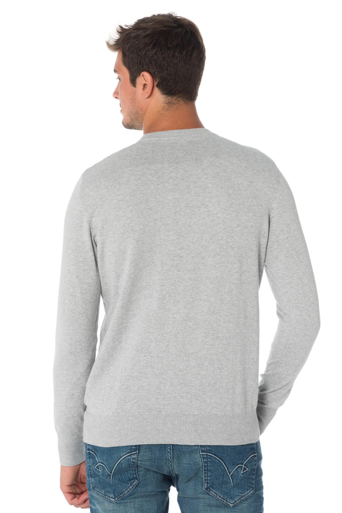 Diesel light gray men's sweater - Image n°3