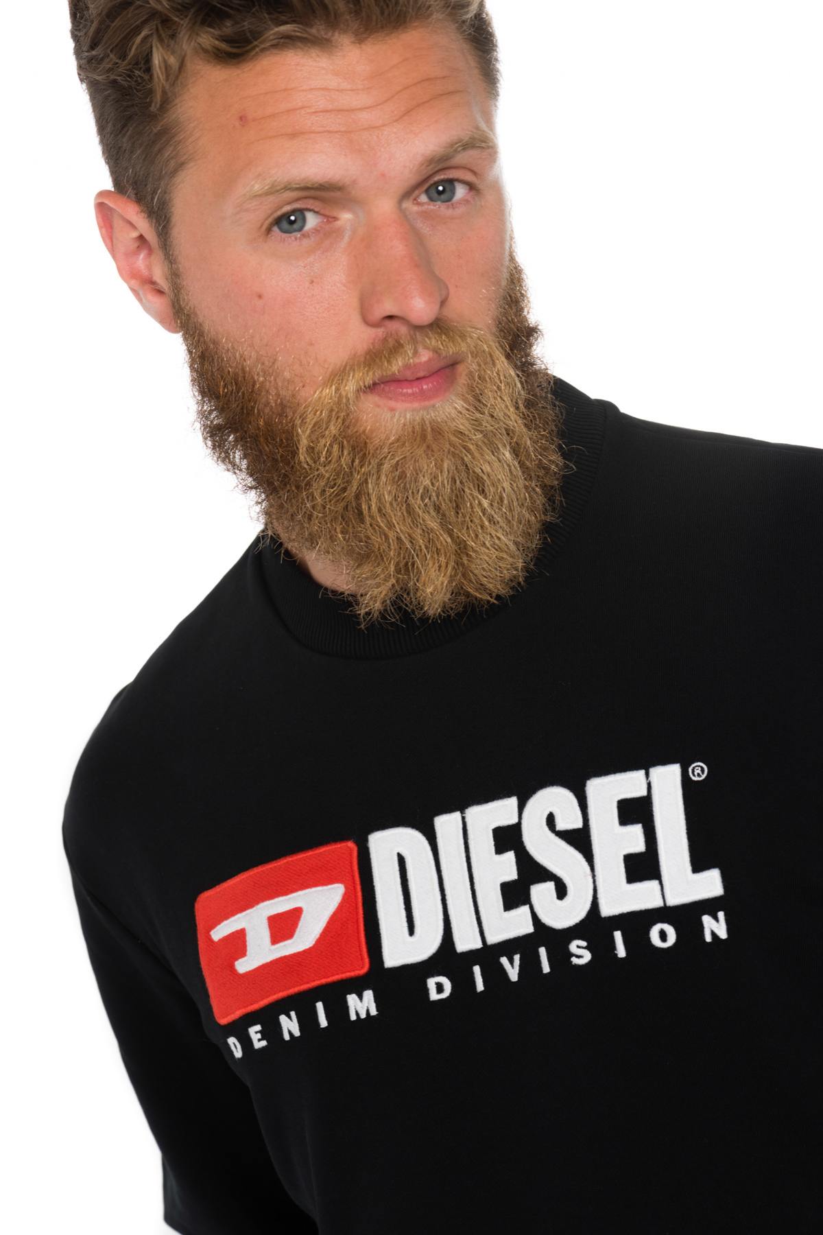 Diesel men's black sweatshirt - Image n°4