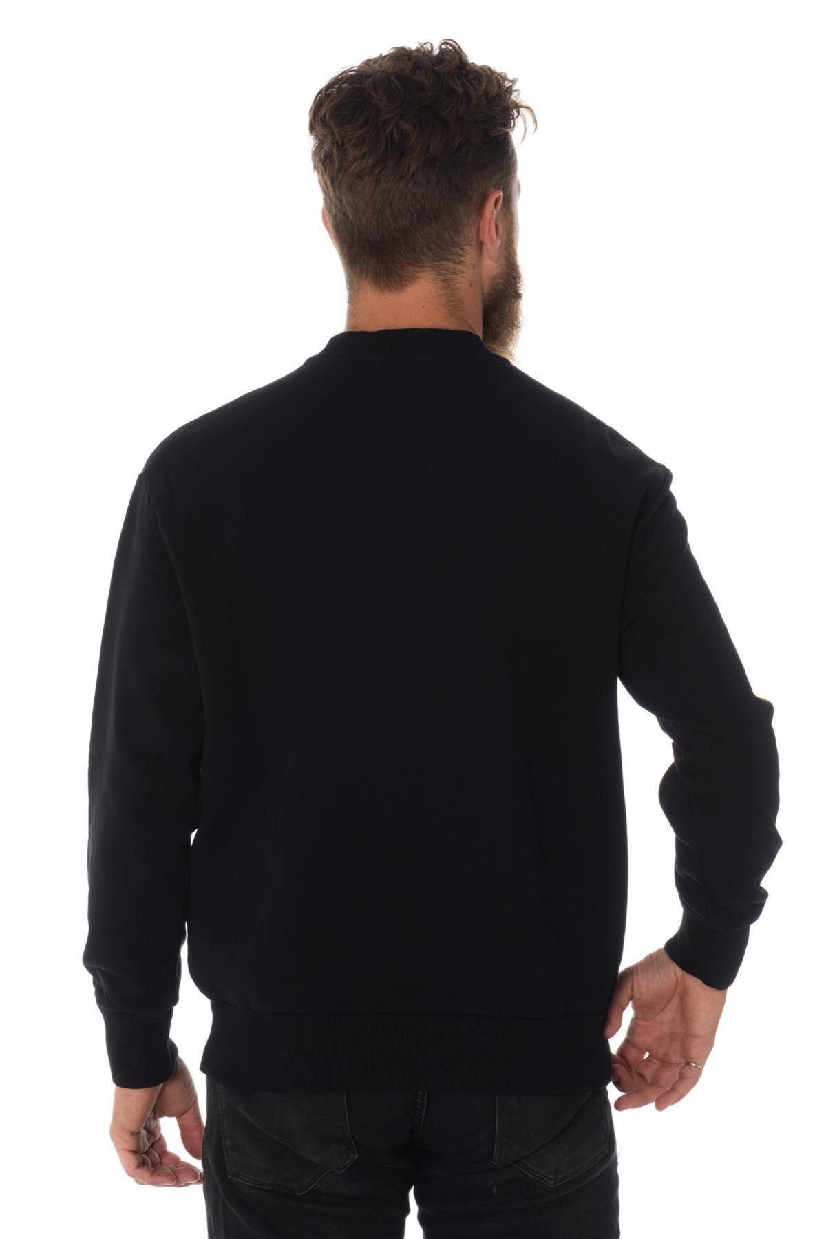 Diesel men's black sweatshirt - Image n°3