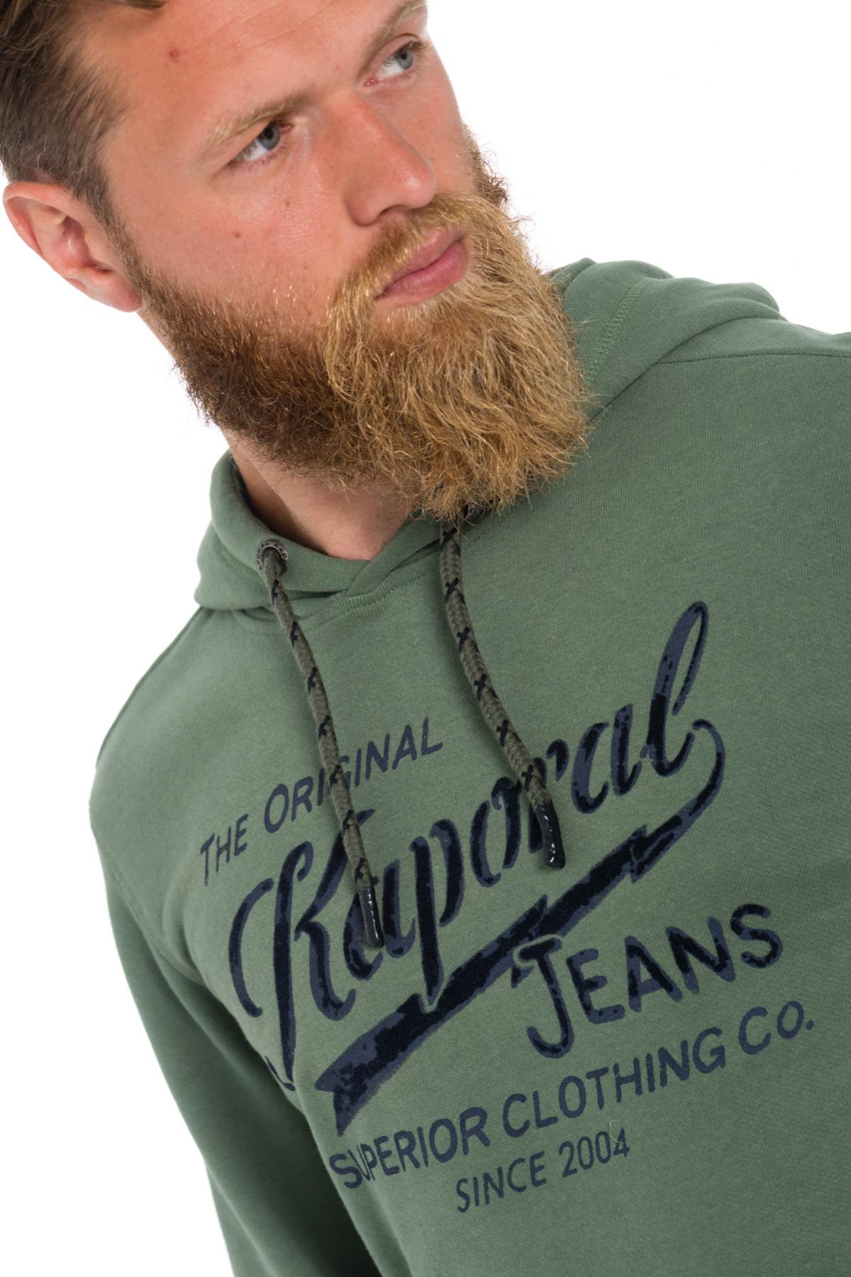 Kaporal green hooded sweatshirt - Image n°5