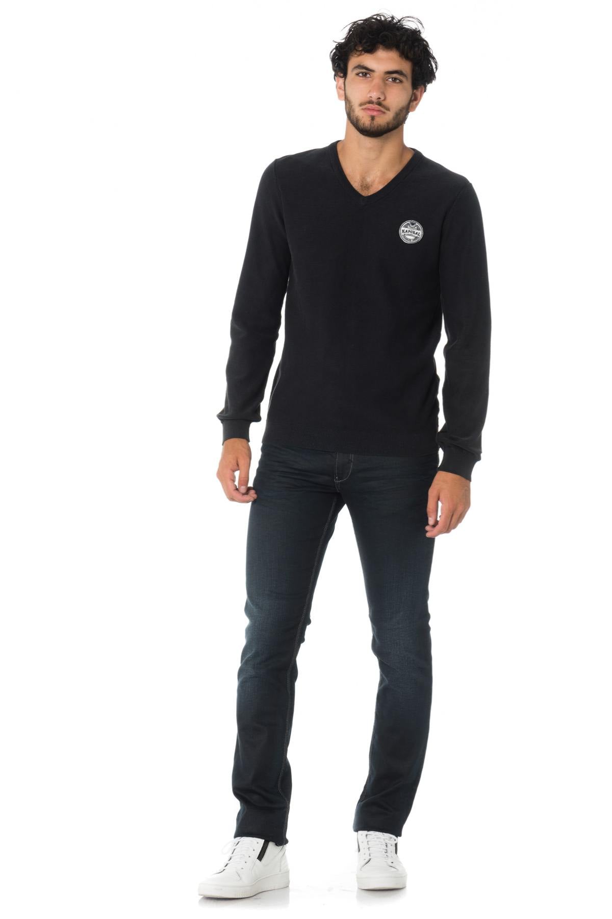 Kaporal men's black sweater - Image n°2