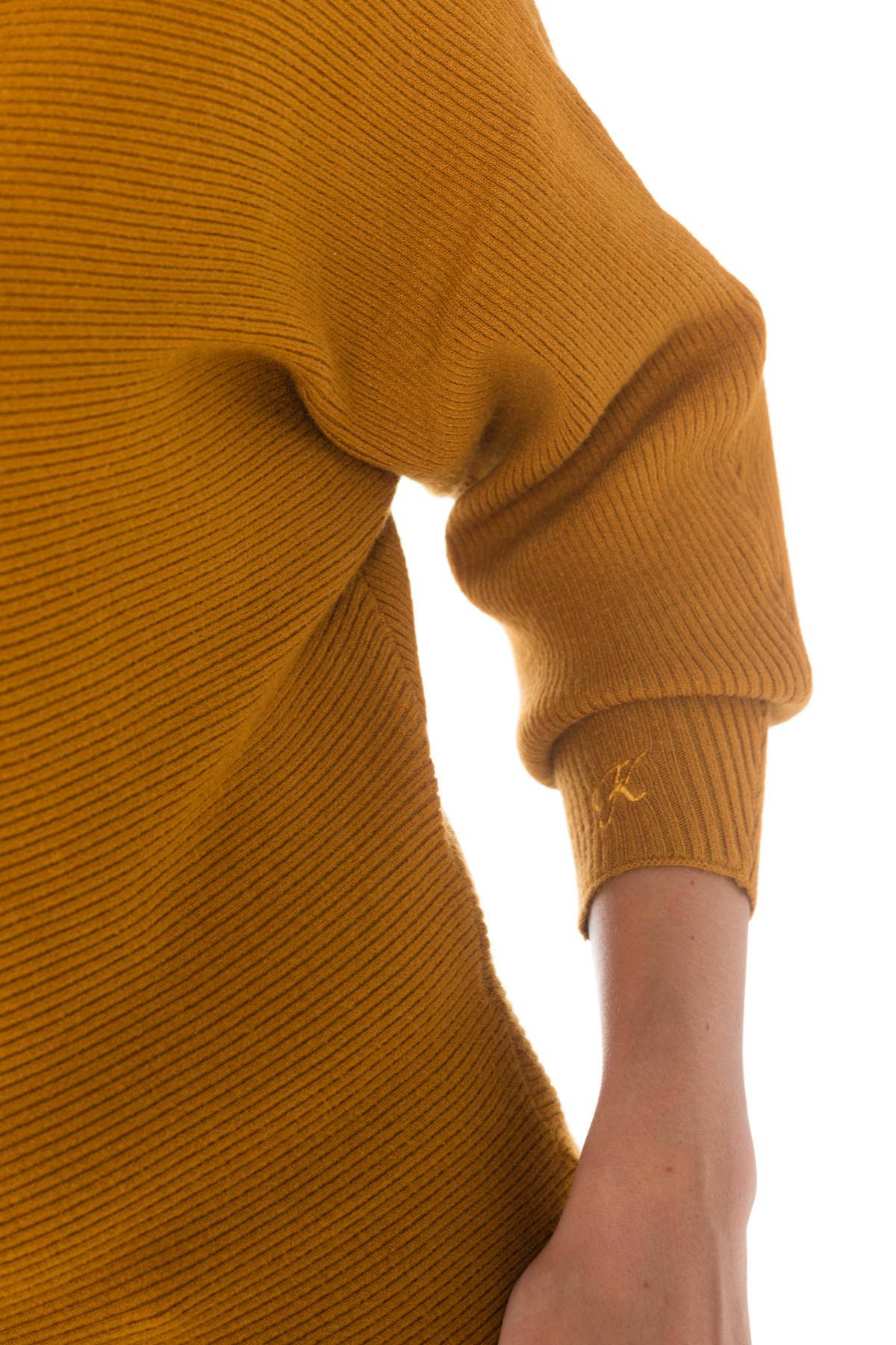 Kaporal women's ribbed sweater in honey color - Image n°5