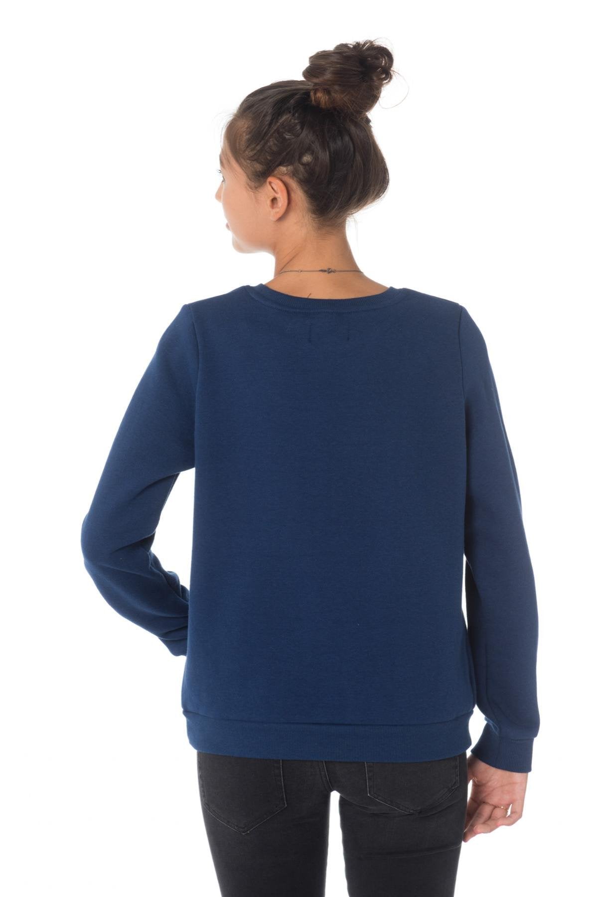 Kaporal women's navy blue sweatshirt - Image n°3