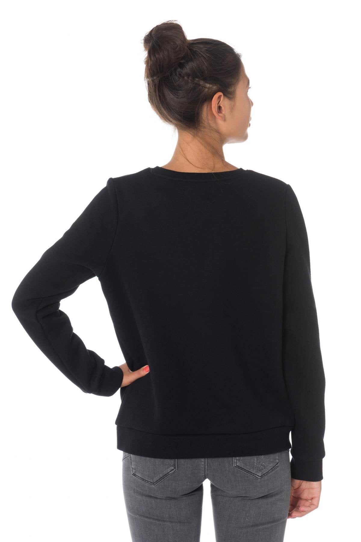 Kaporal women's black sweatshirt - Image n°3