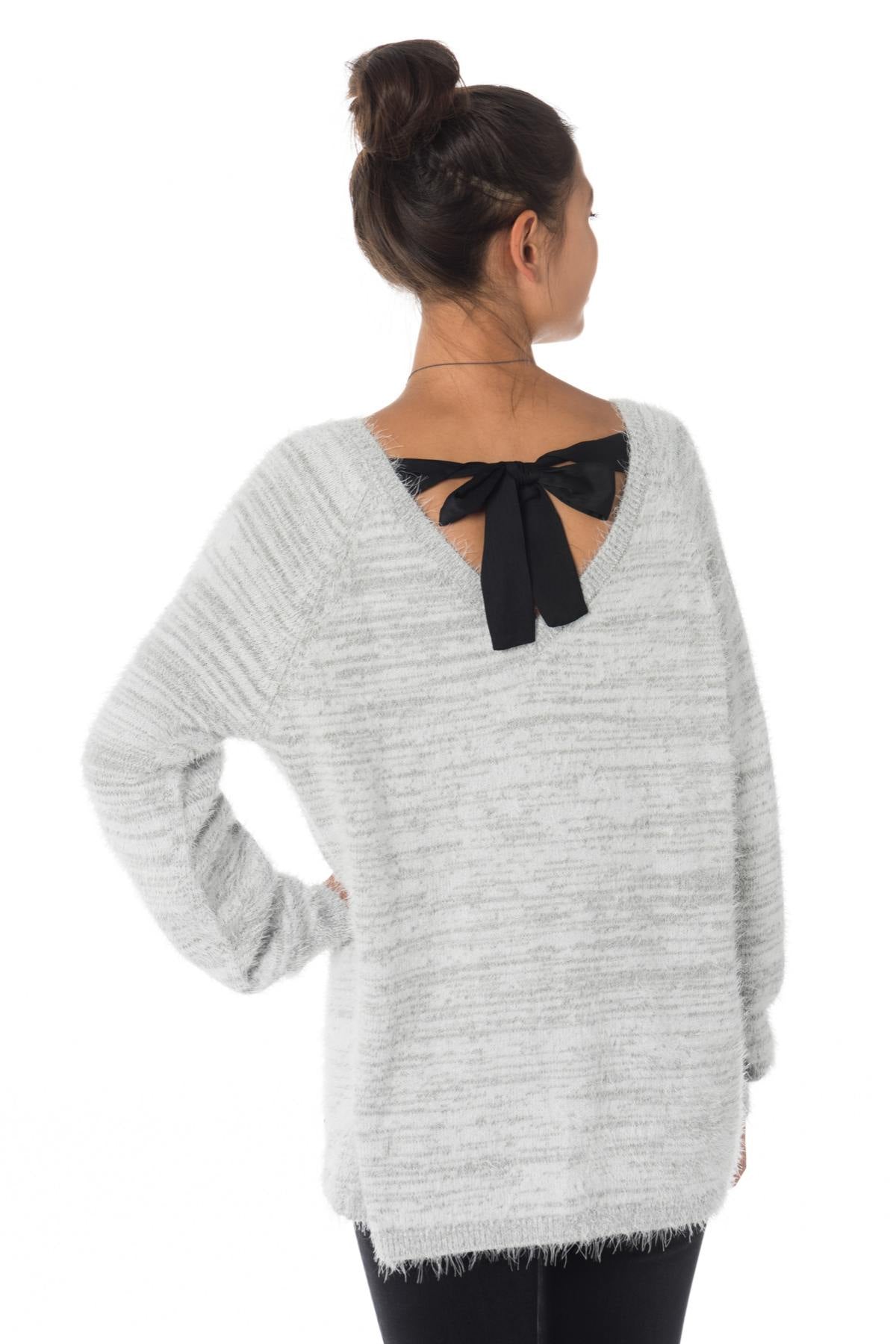 Kaporal women's sweater with bow at the back - Image n°5